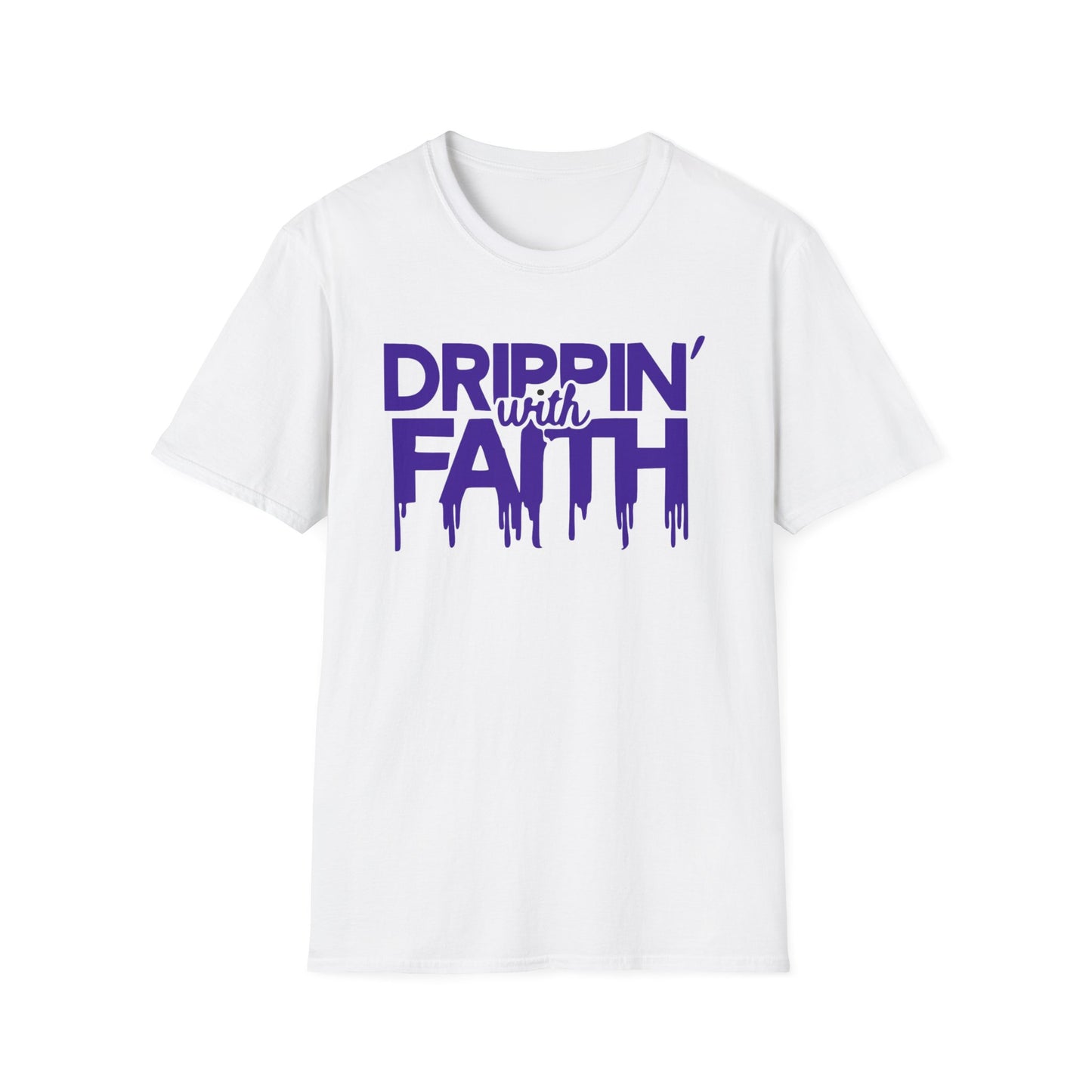 Drippin' with Faith Unisex T-Shirt - Inspirational Softstyle Tee