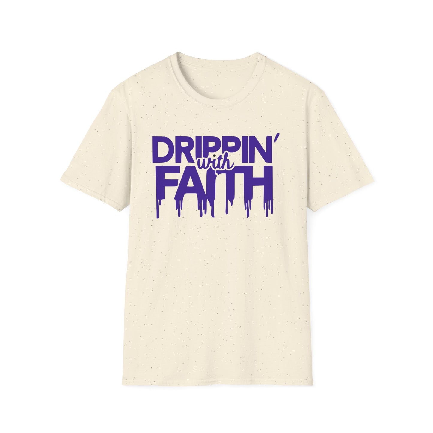 Drippin' with Faith Unisex T-Shirt - Inspirational Softstyle Tee