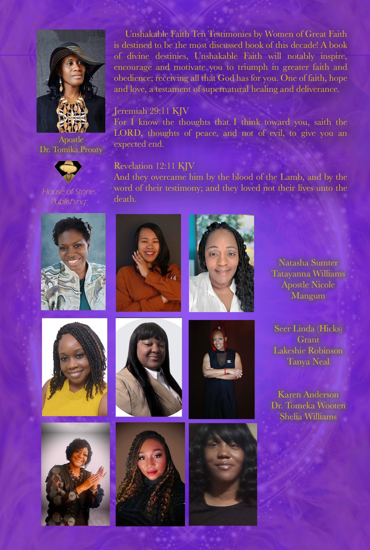 UNSHAKABLE FAITH VOLUME II (PAPERBACK) $5 SHIPPING INCLUDED!