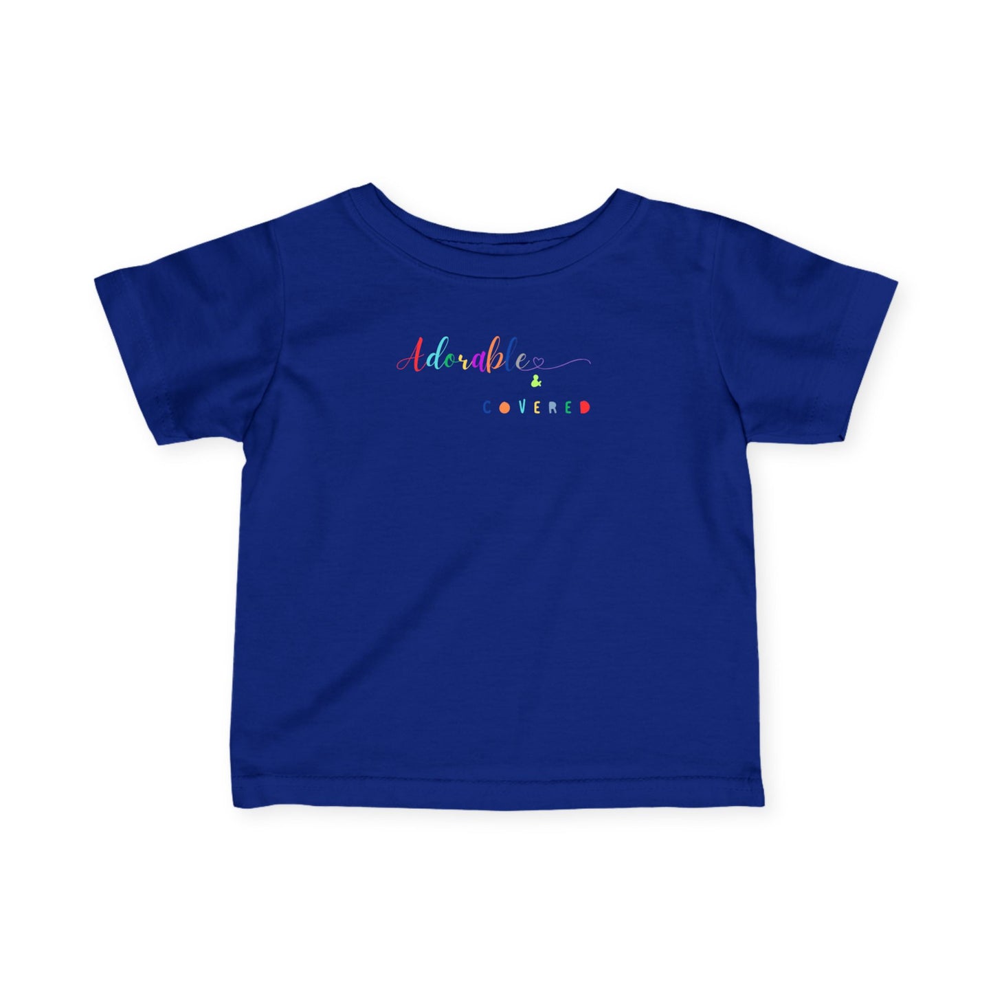 Adorable and Covered Infant T-Shirt | Cute Baby Tee, Toddler Gift, Birthday Outfit, Baby Shower Gift, Playtime Essential