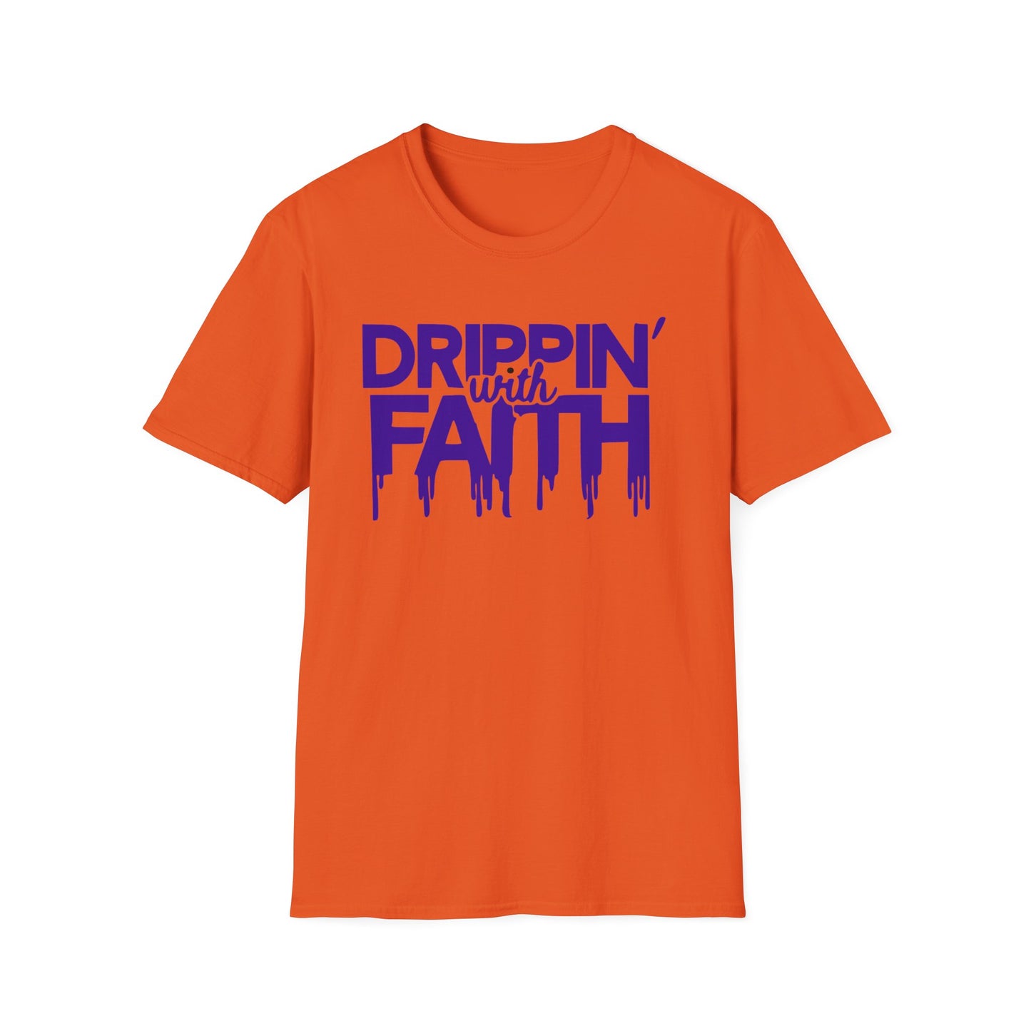 Drippin' with Faith Unisex T-Shirt - Inspirational Softstyle Tee