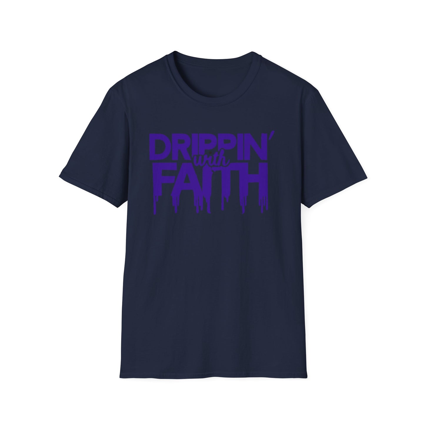 Drippin' with Faith Unisex T-Shirt - Inspirational Softstyle Tee