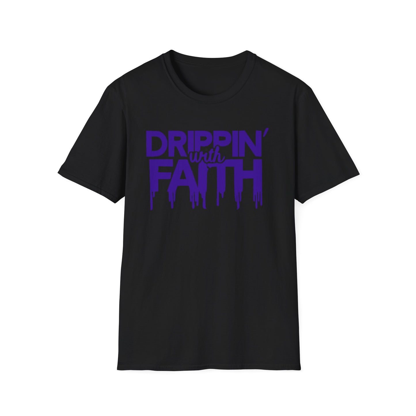 Drippin' with Faith Unisex T-Shirt - Inspirational Softstyle Tee