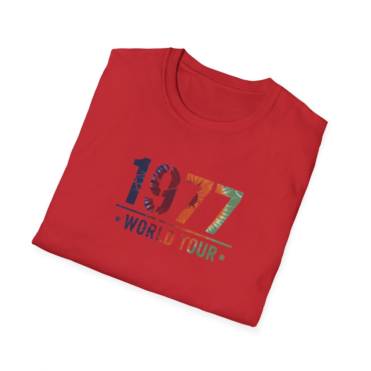 1977 World Tour T‑Shirt — Vintage Retro Birth Year Tee