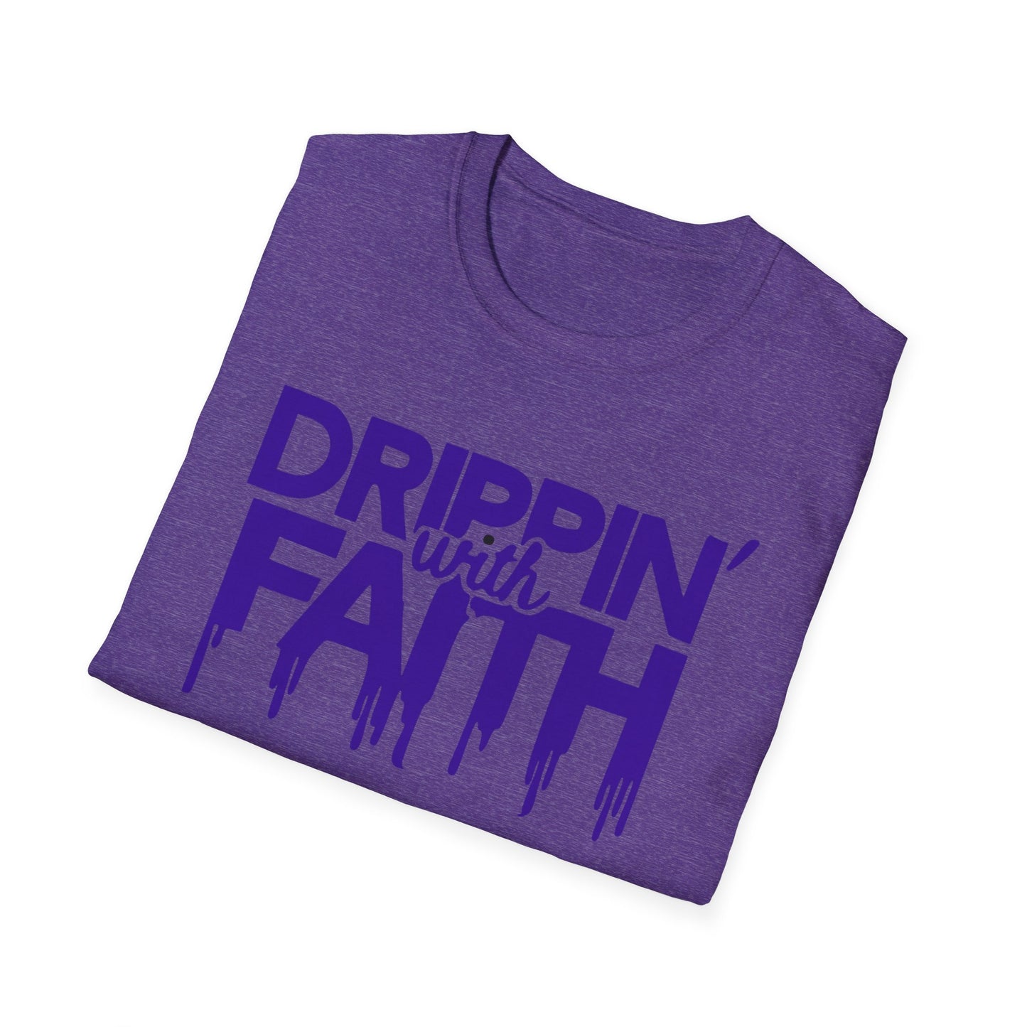 Drippin' with Faith Unisex T-Shirt - Inspirational Softstyle Tee
