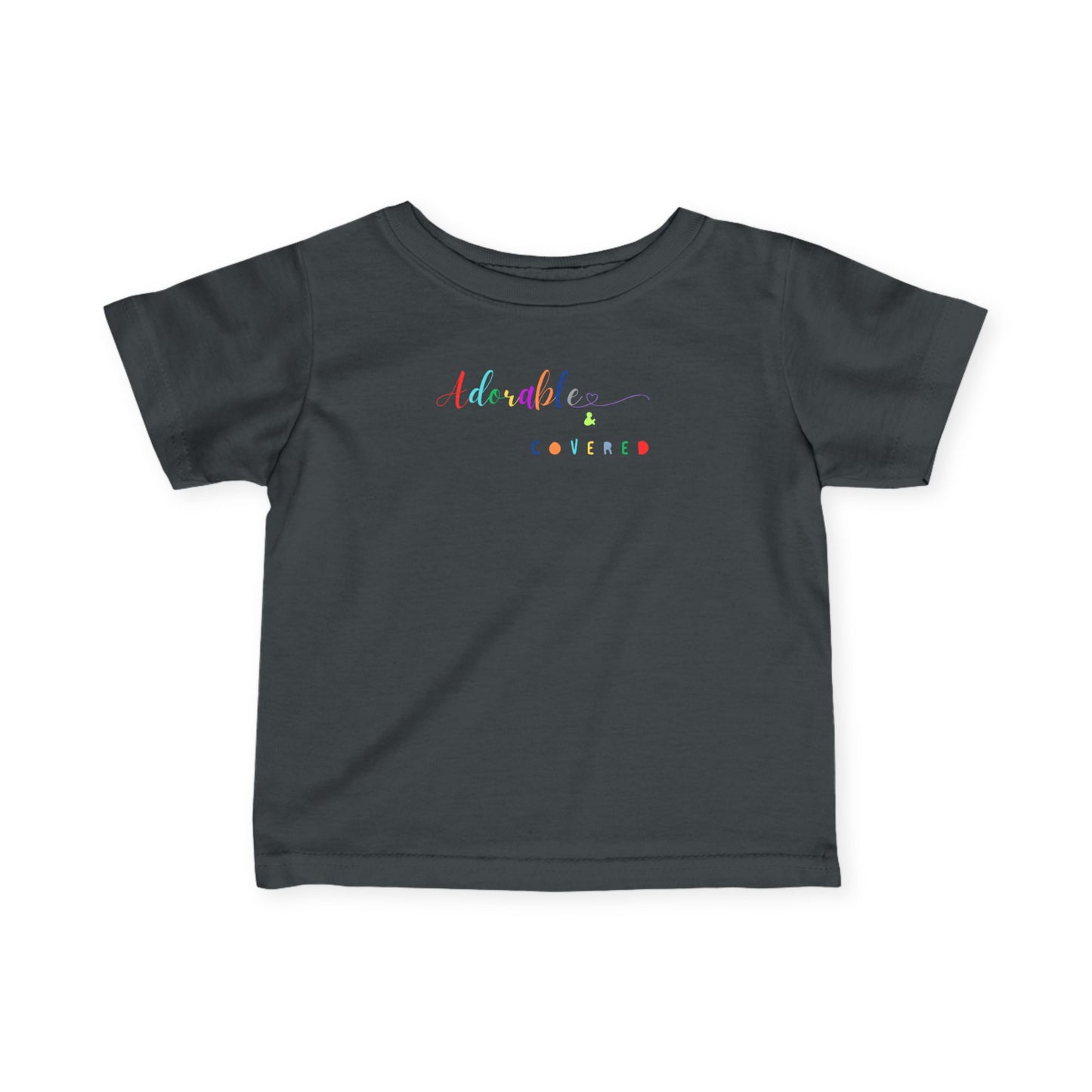 Adorable and Covered Infant T-Shirt | Cute Baby Tee, Toddler Gift, Birthday Outfit, Baby Shower Gift, Playtime Essential