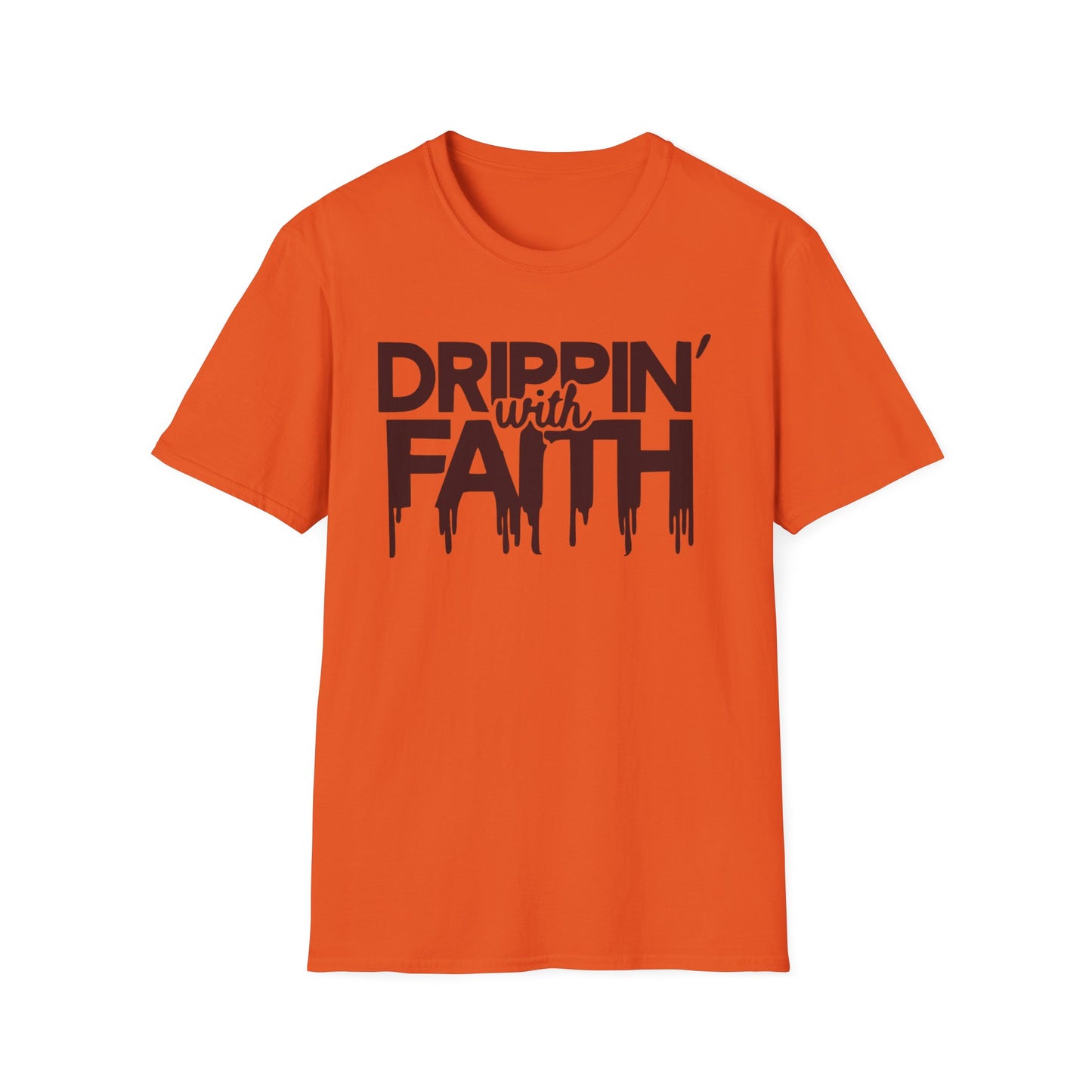 Drippin' with Faith Unisex Softstyle T-Shirt - Inspirational Everyday Wear