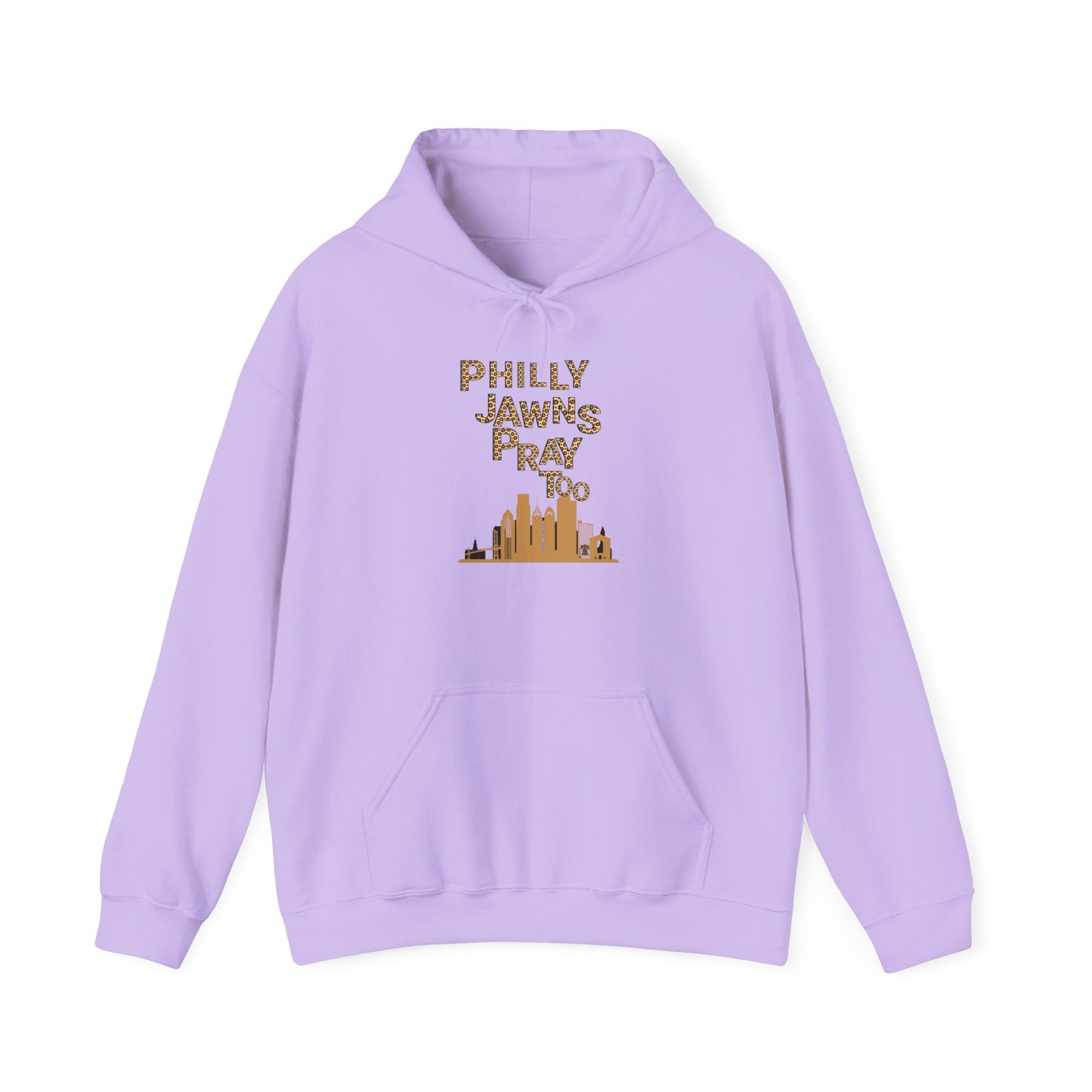 Philly Jawns Pray Too Unisex Heavy Blend™ Hooded Sweatshirt - Comfortable, Stylish Apparel for City Pride