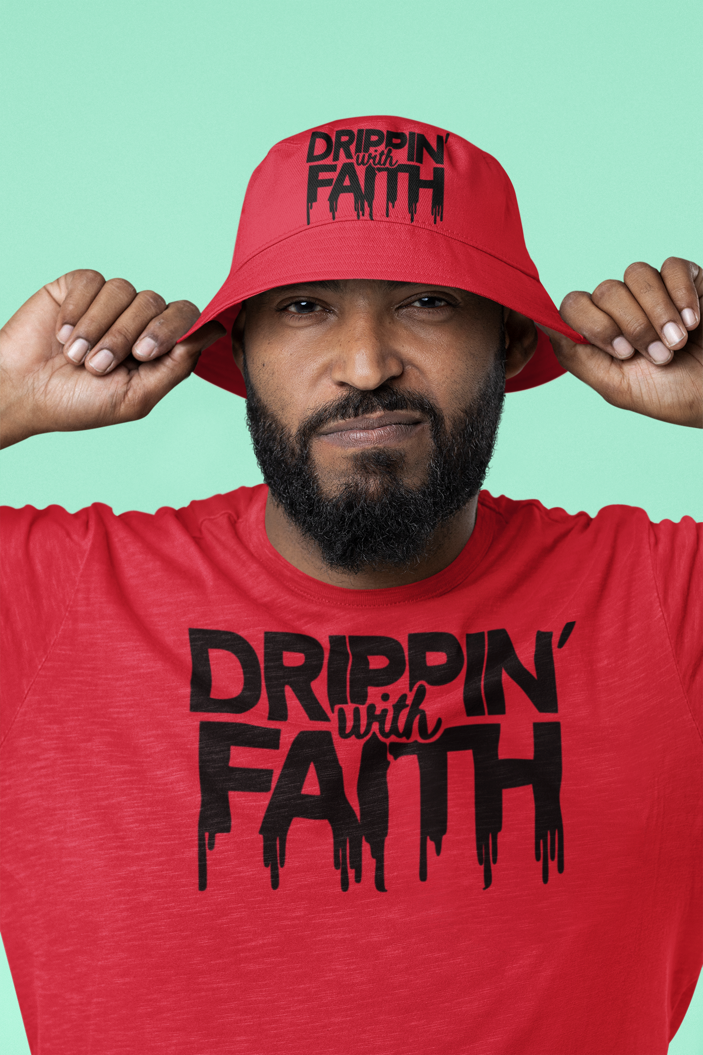 Drippin' with Faith Unisex Softstyle T-Shirt - Inspirational Casual Tee for Faith and Confidence