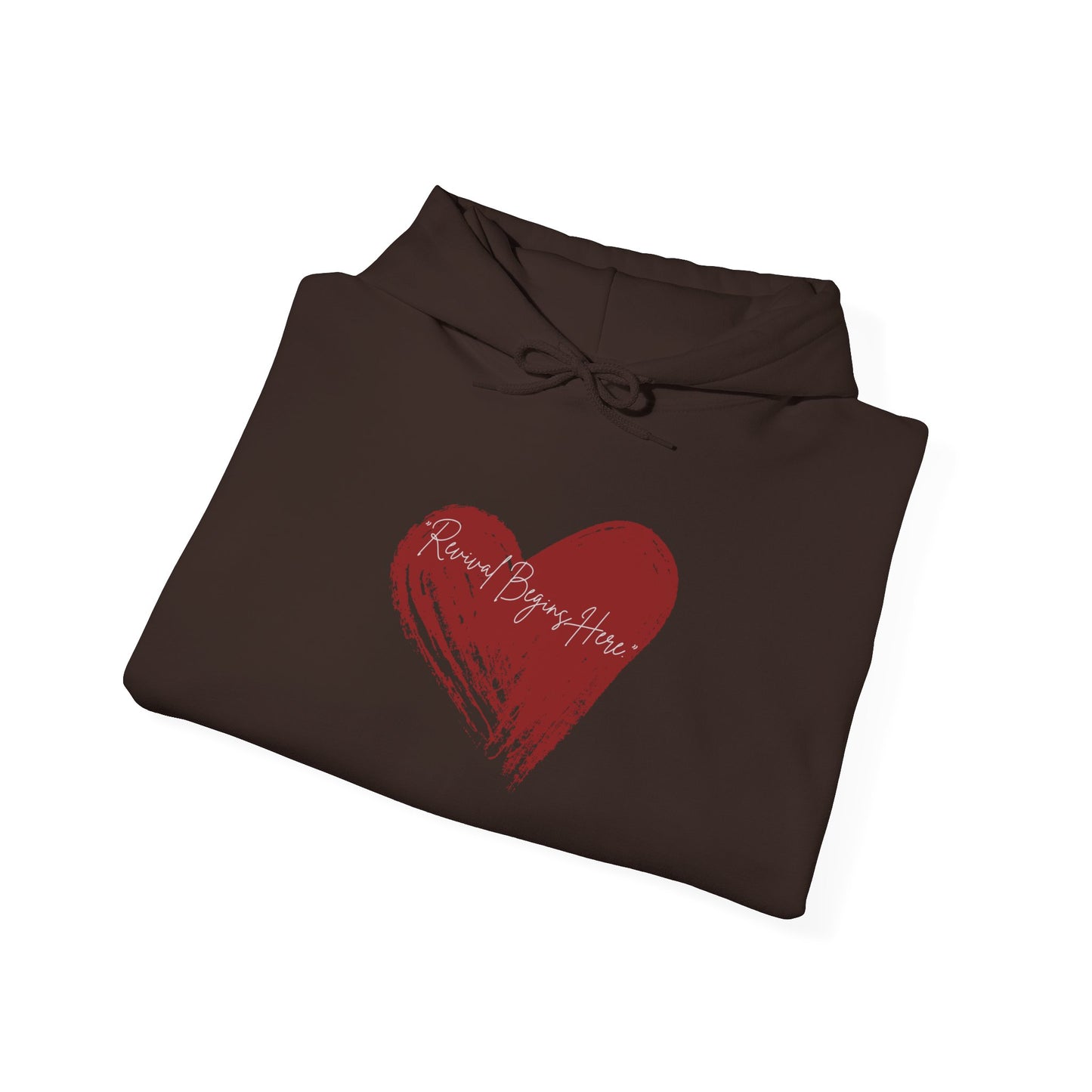 REVIVAL BEGINS HERE Unisex Hoodie - Cozy Sweater for Love Enthusiasts