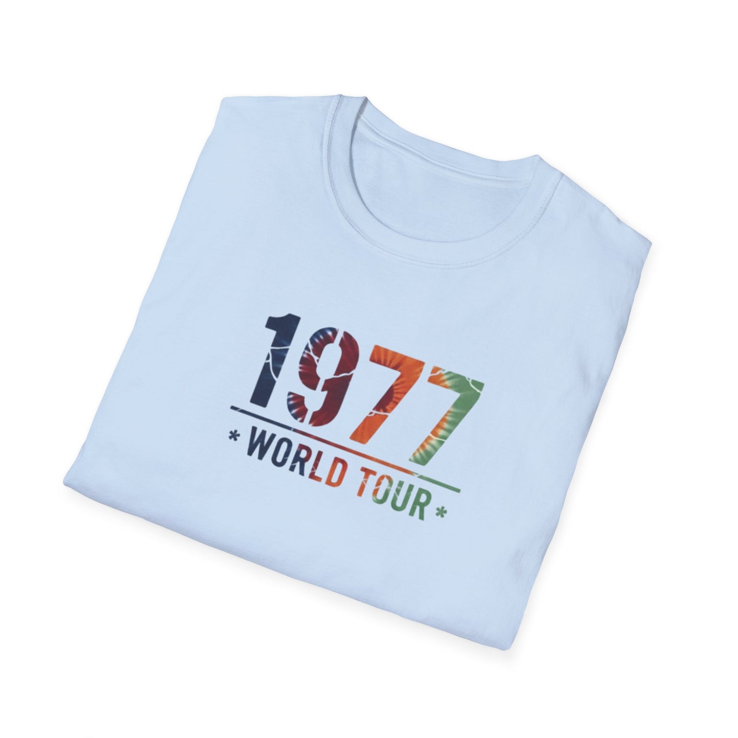 1977 World Tour T‑Shirt — Vintage Retro Birth Year Tee