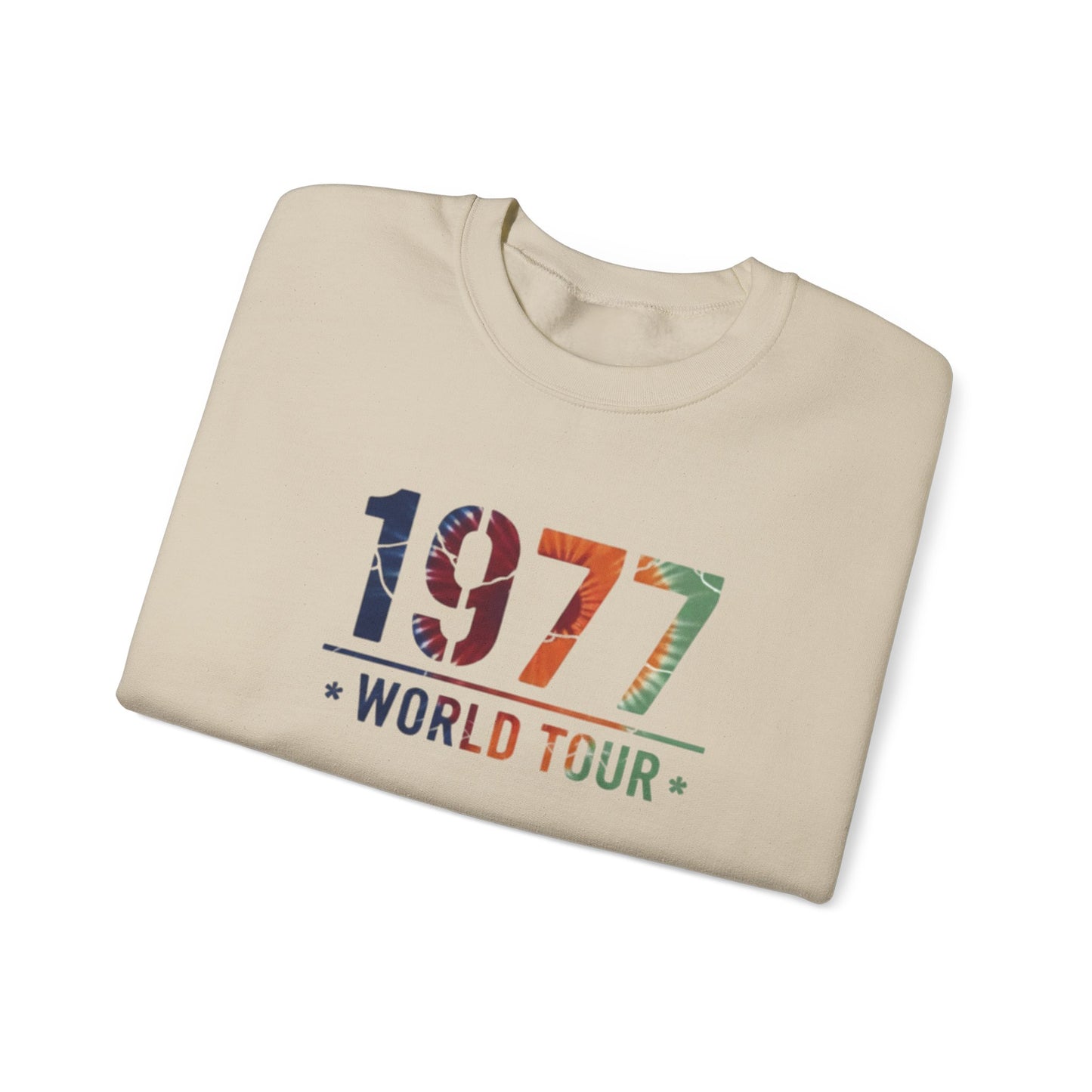 1977 World Tour Sweatshirt — Vintage Retro Concert Crewneck