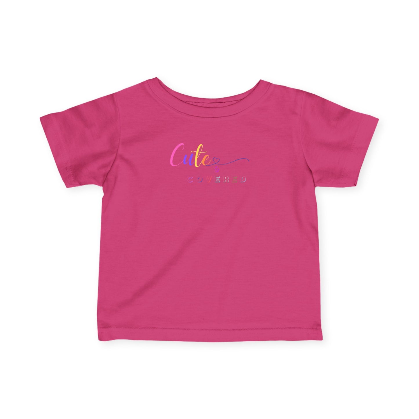 Cute and Covered Infant Fine Jersey Tee | Adorable Baby Shirt, Toddler T-Shirt, Baby Shower Gift, Everyday Wear, Kids Fashion