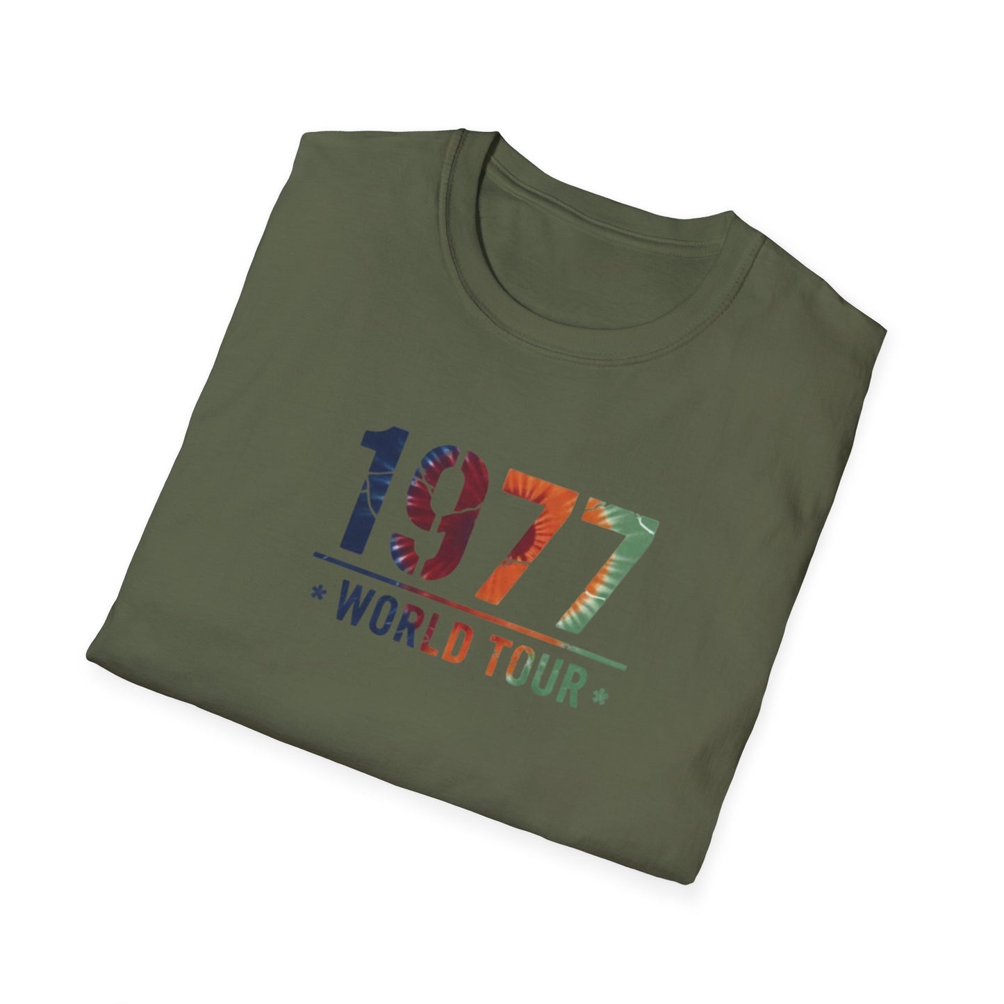 1977 World Tour T‑Shirt — Vintage Retro Birth Year Tee