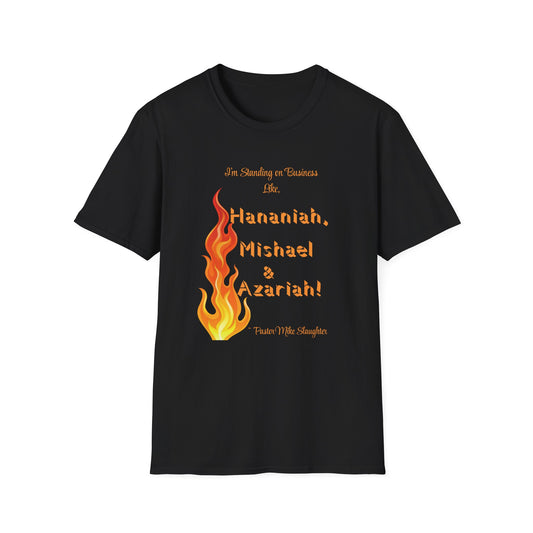 Daniel 3 Fire T-Shirt for Everyday Wear, Faith-Based Apparel, Christian Gift, Motivational Clothes, Unisex Softstyle Tee