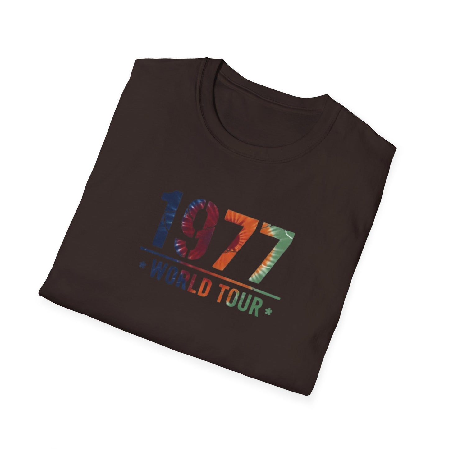 1977 World Tour T‑Shirt — Vintage Retro Birth Year Tee
