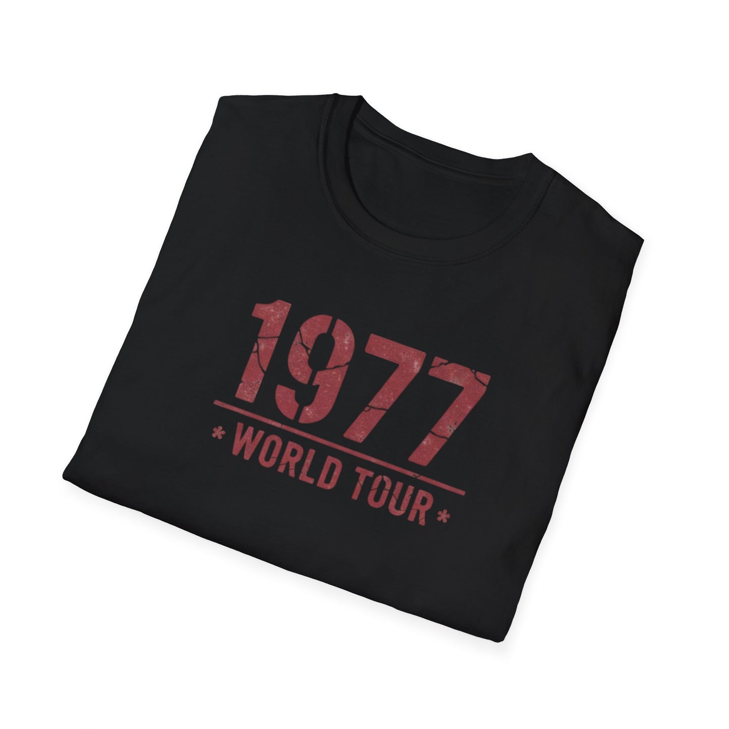 1977 World Tour T-Shirt — Vintage Retro Concert Tee