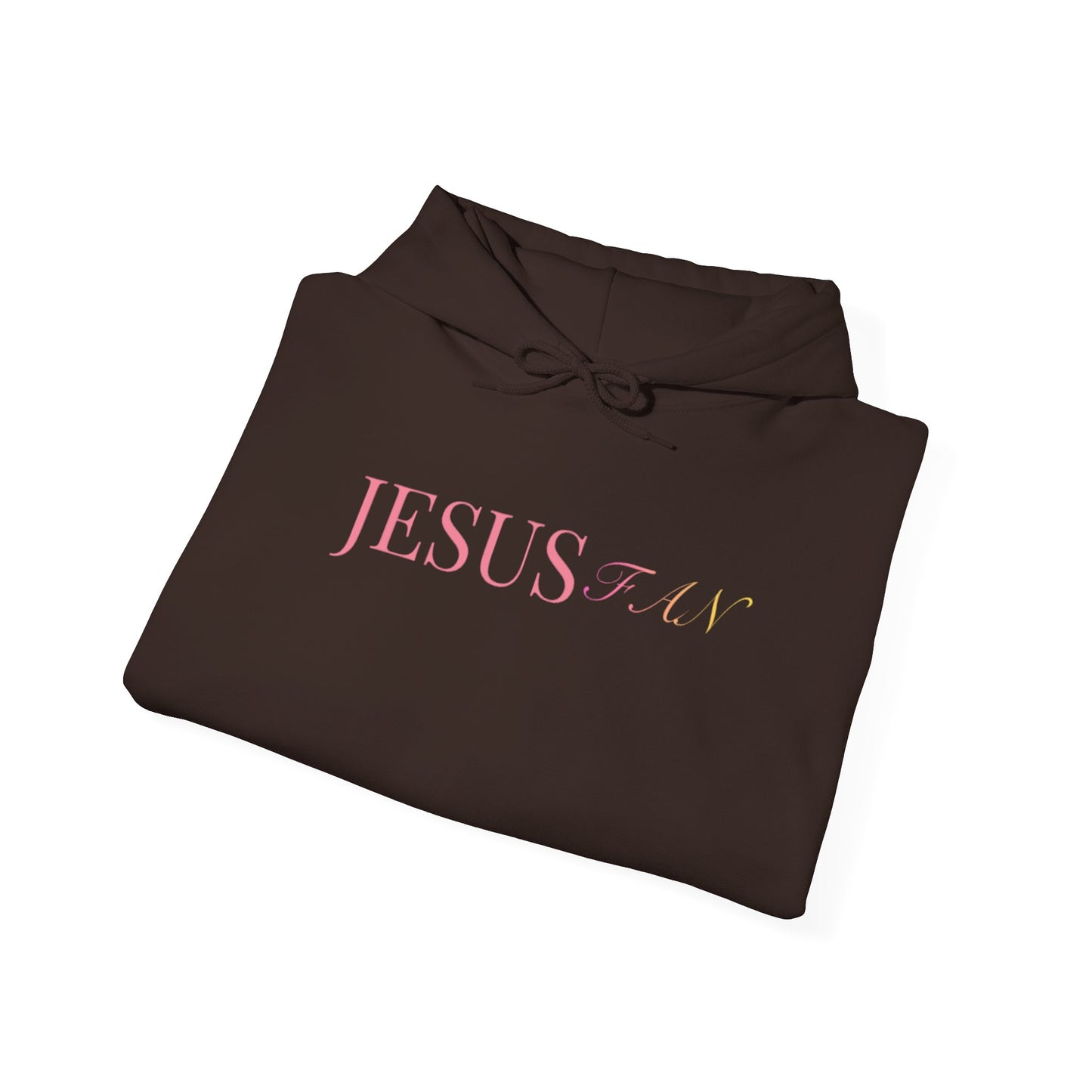 Jesus 24K Foil Hoodie — Christian Faith White Pullover