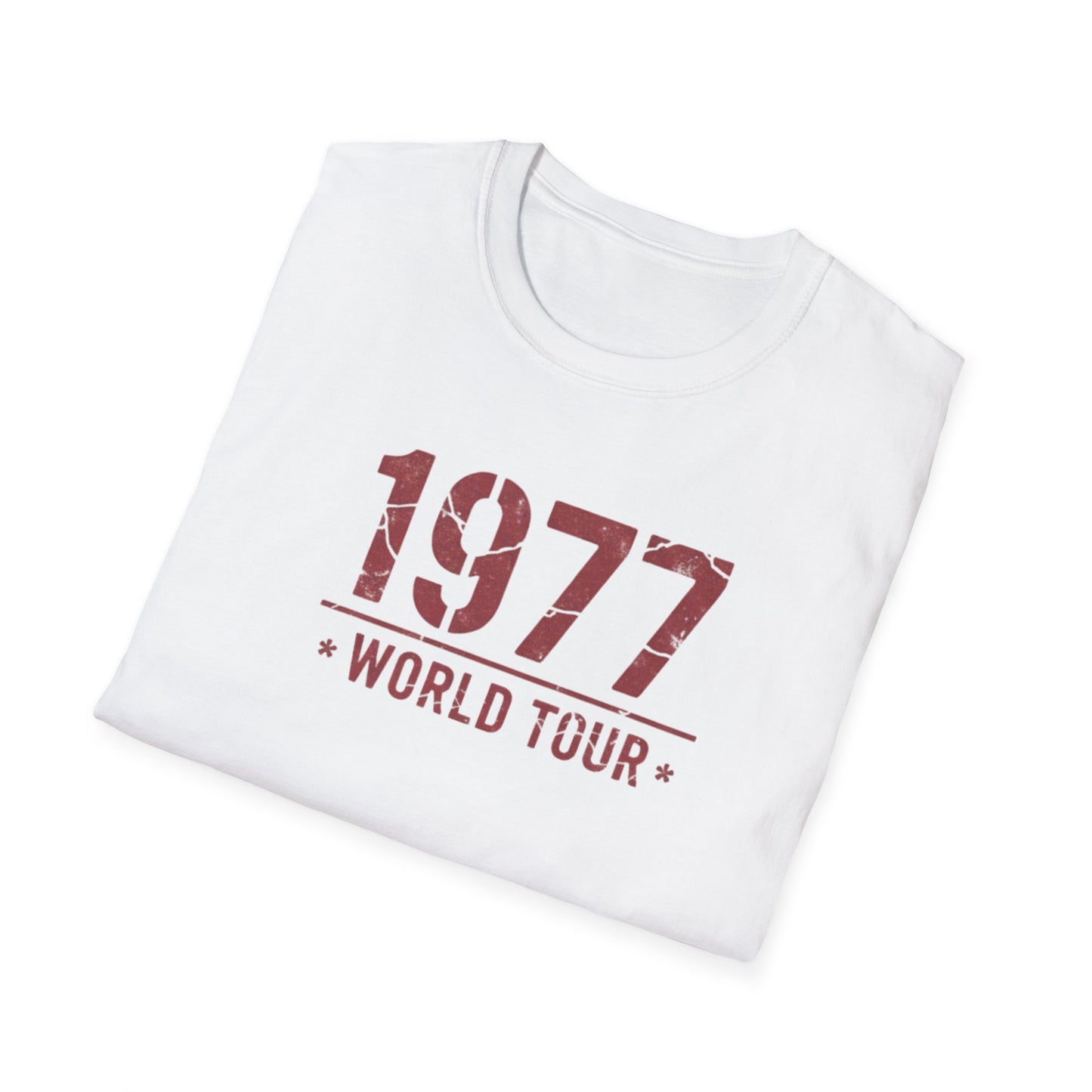 1977 World Tour T-Shirt — Vintage Retro Concert Tee