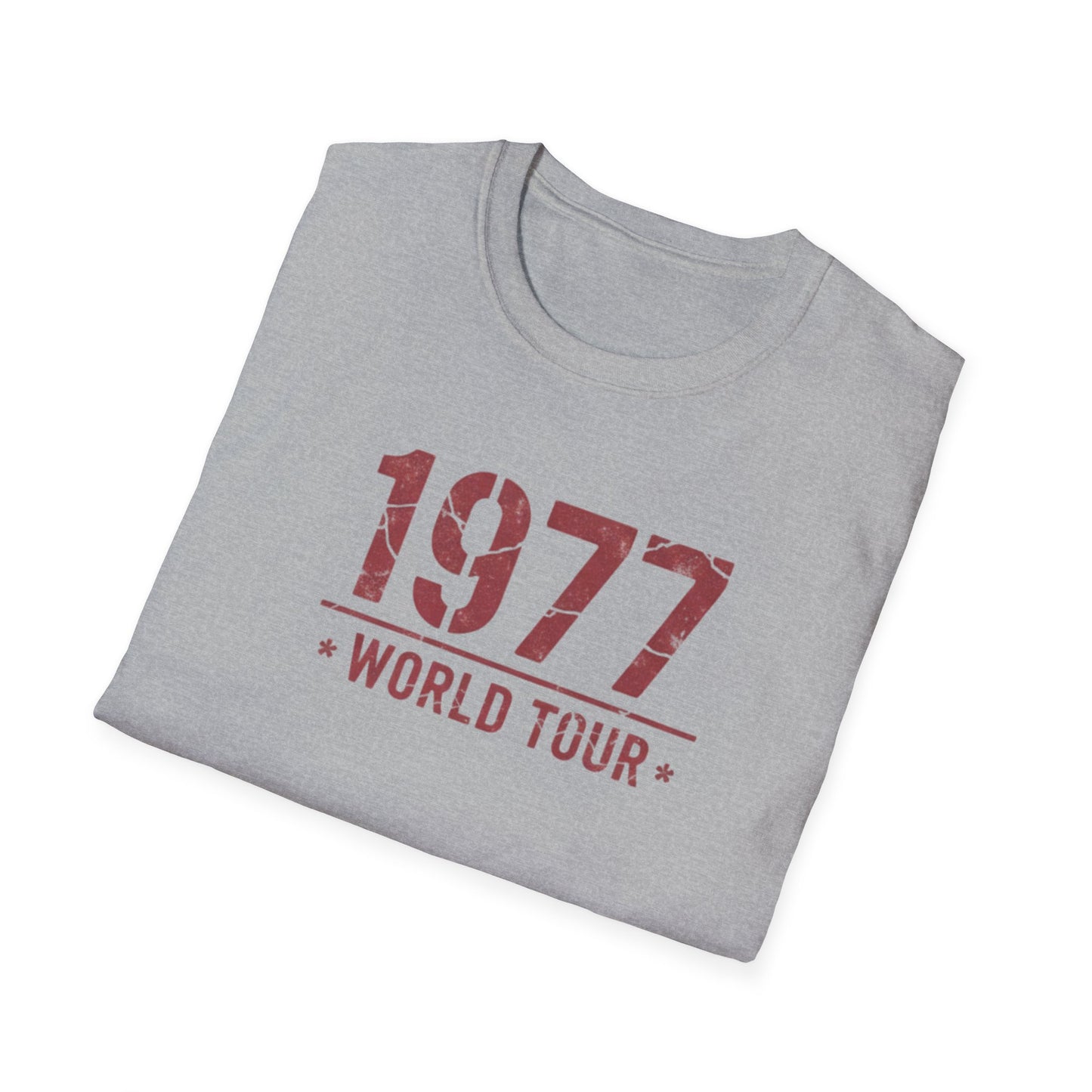 1977 World Tour T-Shirt — Vintage Retro Concert Tee