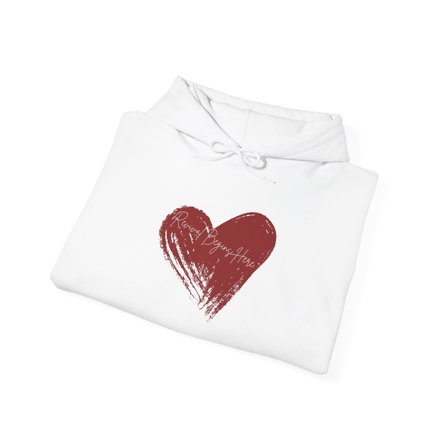 REVIVAL BEGINS HERE Unisex Hoodie - Cozy Sweater for Love Enthusiasts