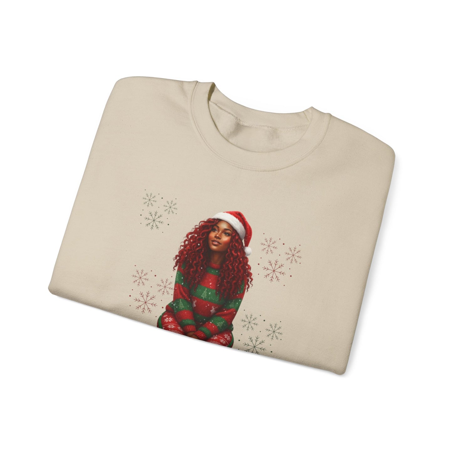 Just a girl... Sweatshirt – "Jesus and Christ-mas!" Festive Jesus Girl Holiday Crewneck