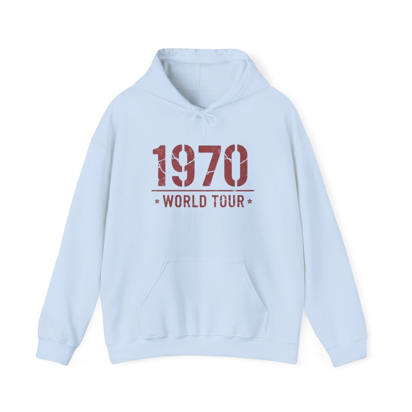 BIRTH YEAR 1970 World Tour Hoodie — Vintage Retro BIRTHDAY Tour Sweatshirt
