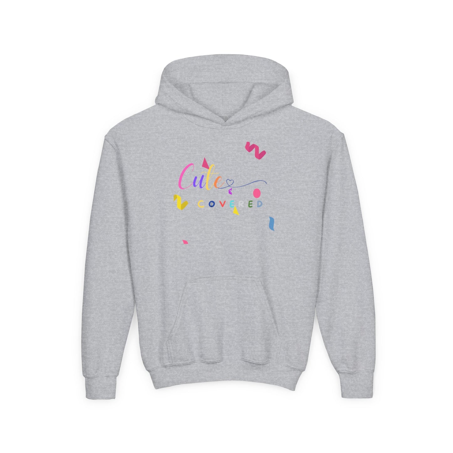 Cute & Covered Youth Hoodie - Bright and Fun Sweatshirt for Kids