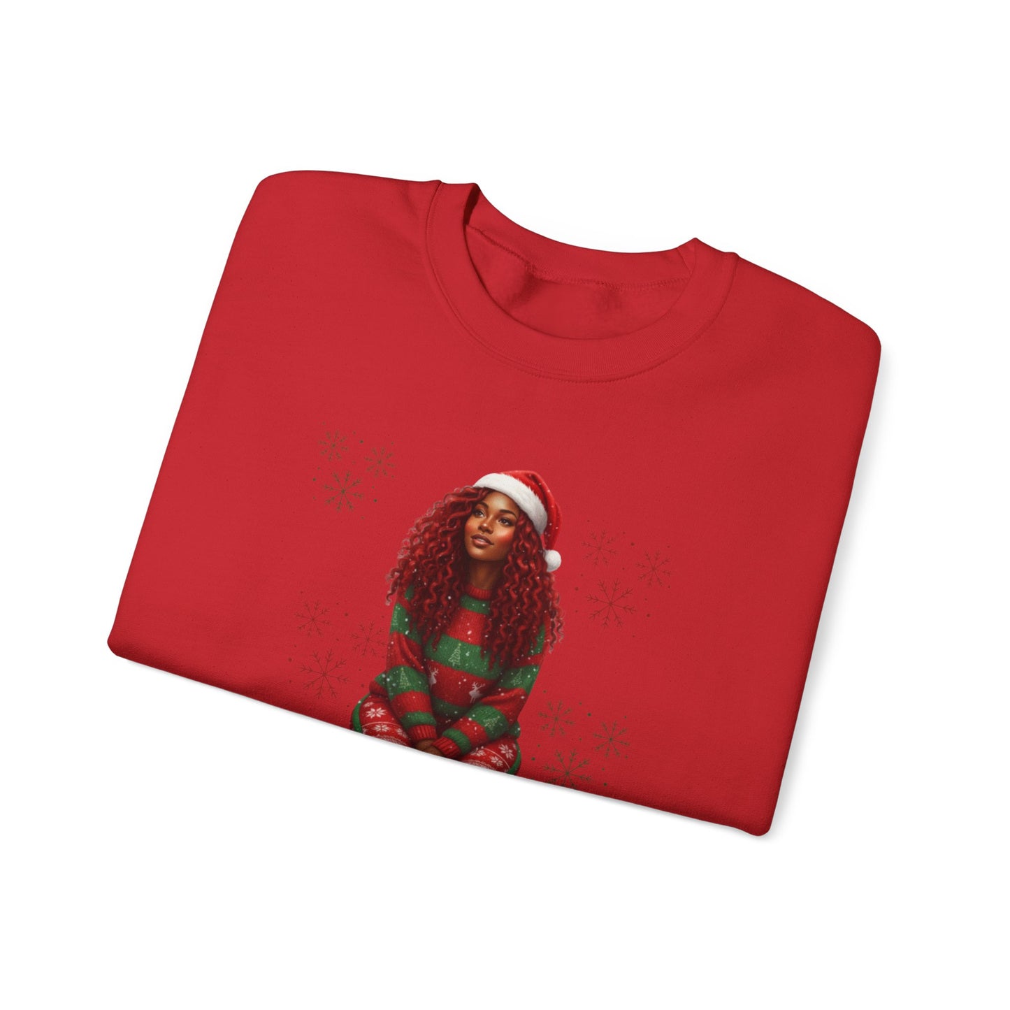 Just a girl... Sweatshirt – "Jesus and Christ-mas!" Festive Jesus Girl Holiday Crewneck