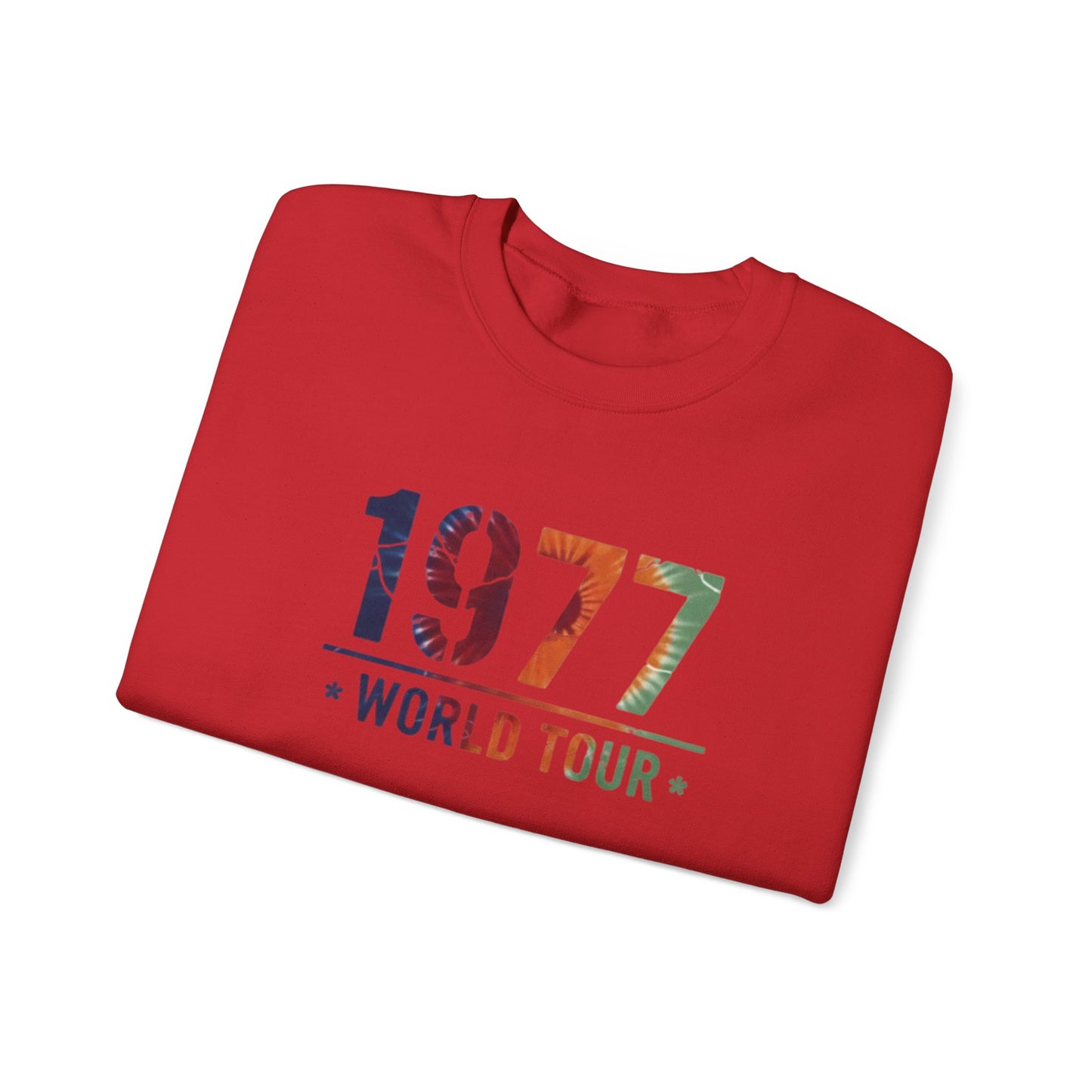 1977 World Tour Sweatshirt — Vintage Retro Concert Crewneck