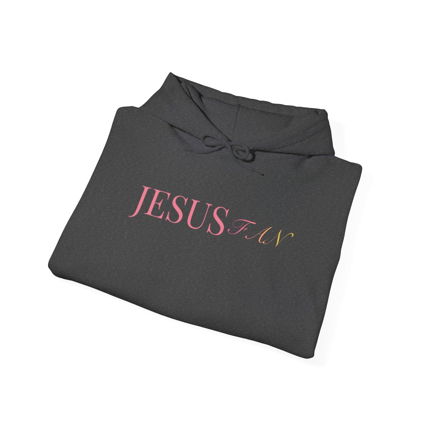 Jesus 24K Foil Hoodie — Christian Faith White Pullover
