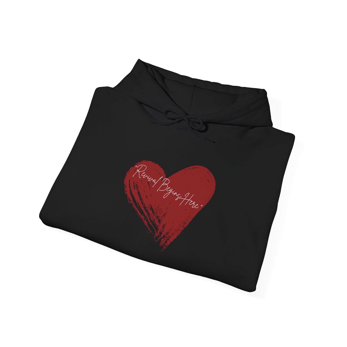REVIVAL BEGINS HERE Unisex Hoodie - Cozy Sweater for Love Enthusiasts