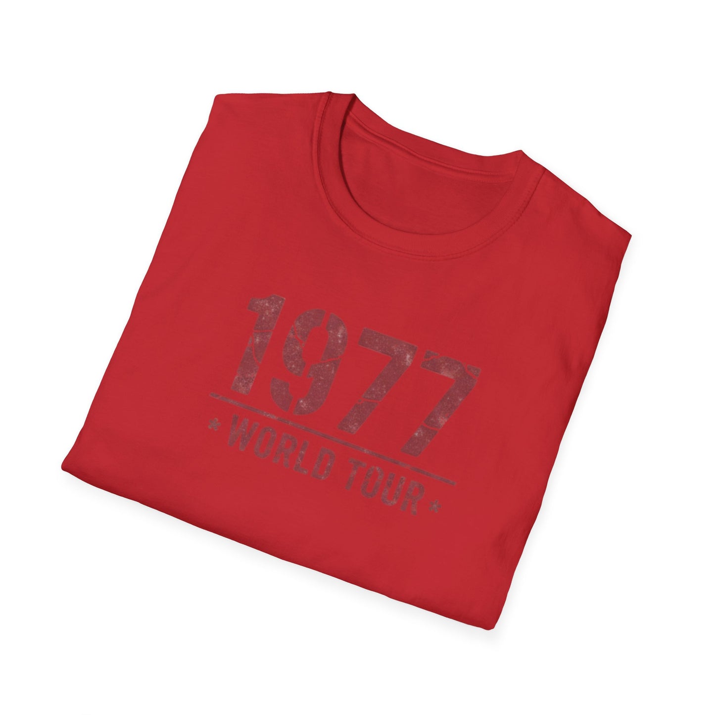1977 World Tour T-Shirt — Vintage Retro Concert Tee