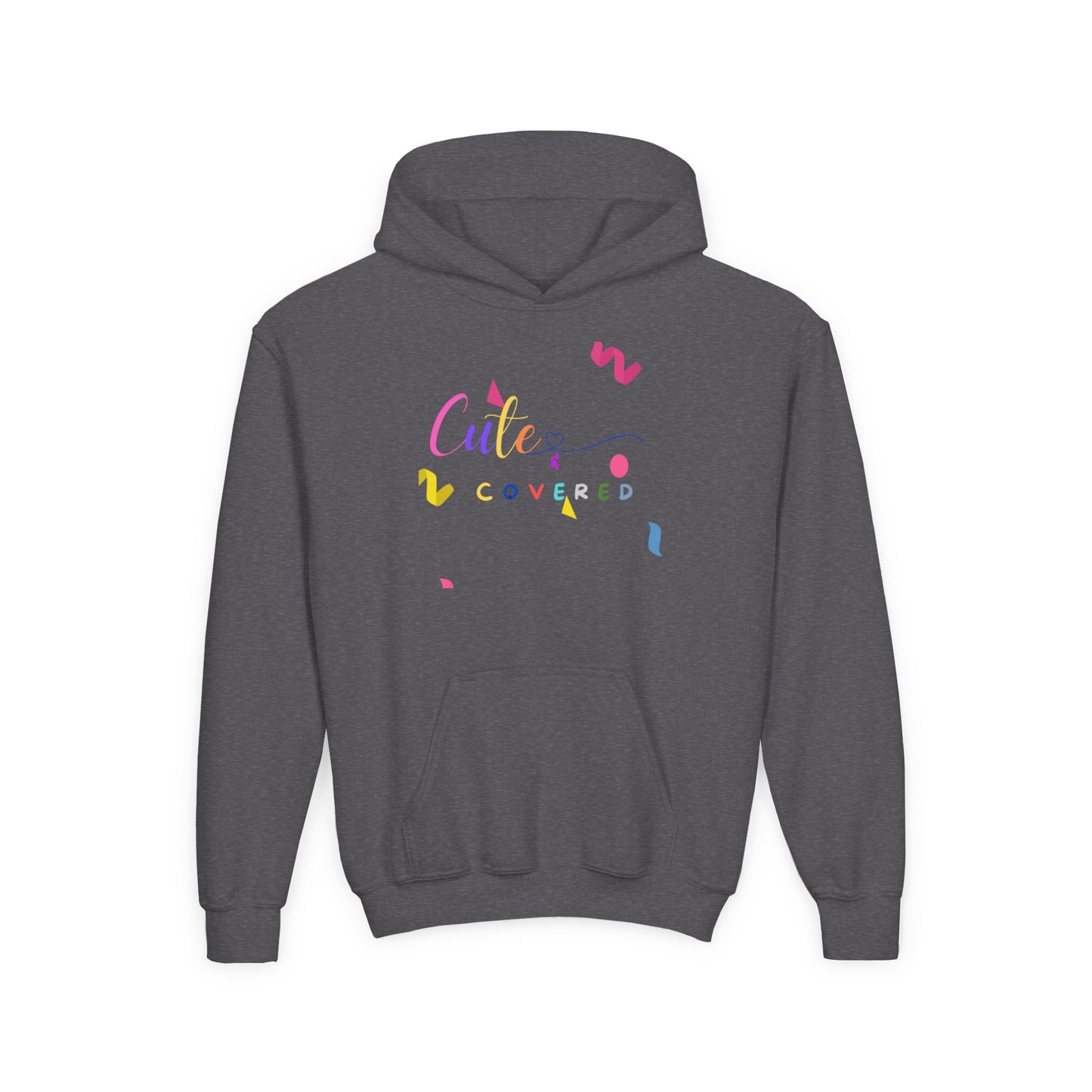 Cute & Covered Youth Hoodie - Bright and Fun Sweatshirt for Kids