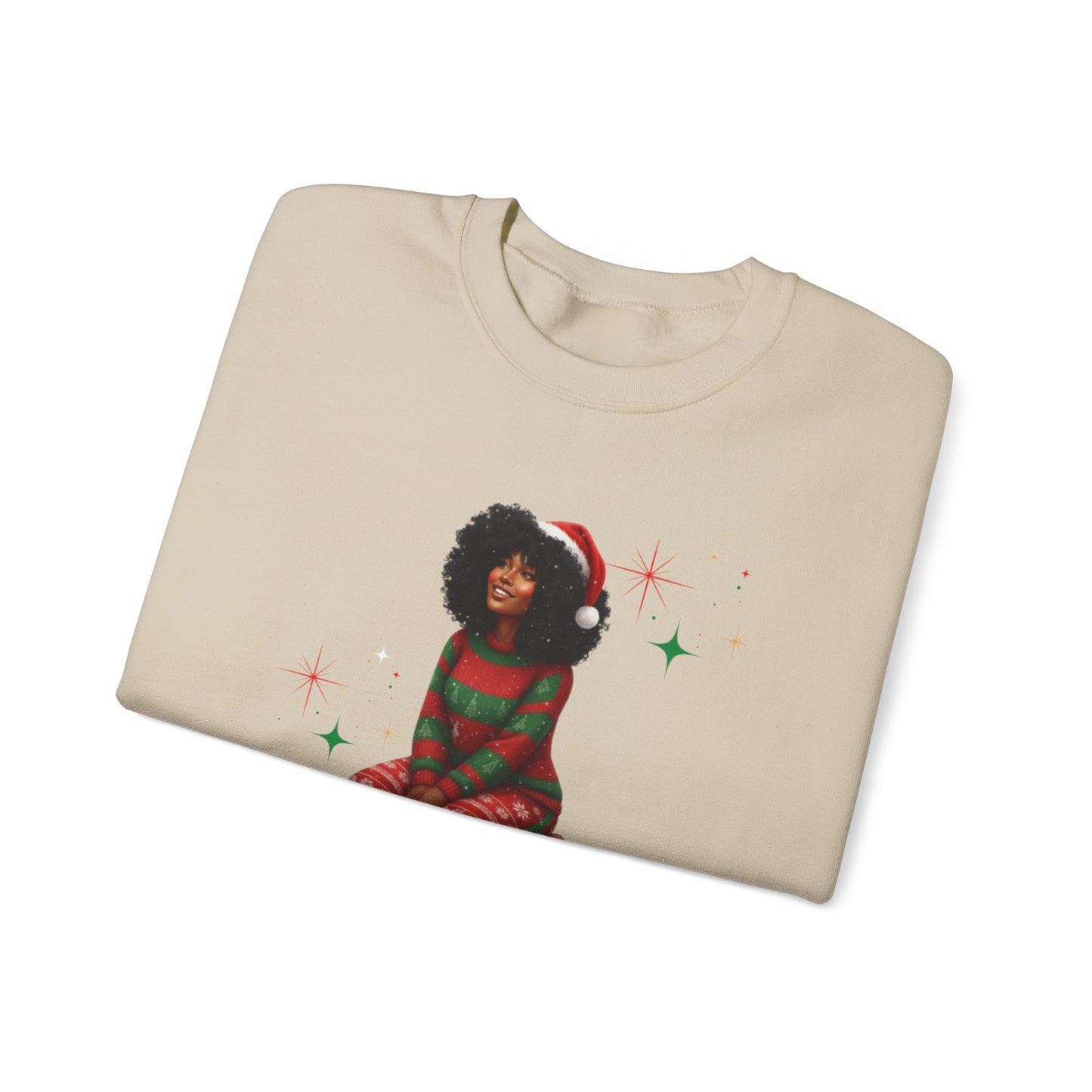 Just a girl... Jesus and CHRIST-mas Unisex Heavy Blend™ Crewneck Sweatshirt