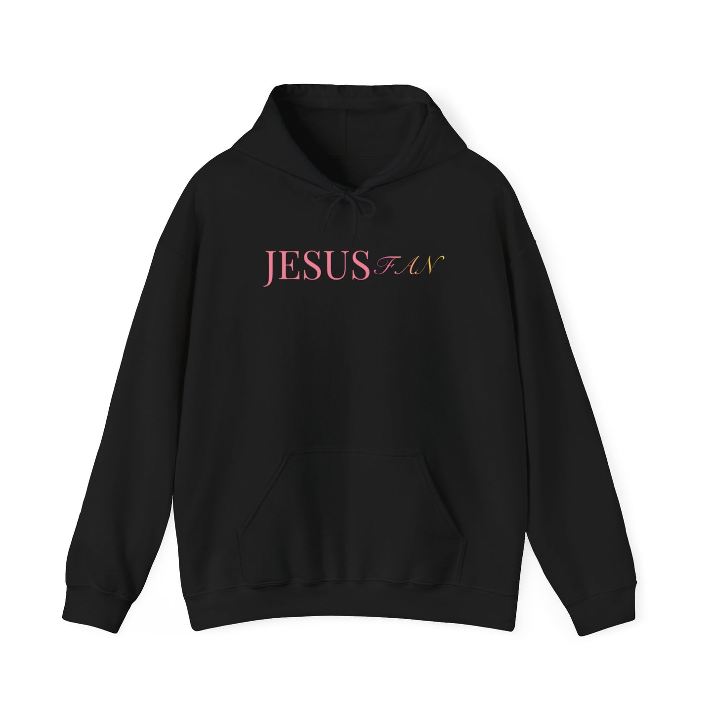 Jesus 24K Foil Hoodie — Christian Faith White Pullover