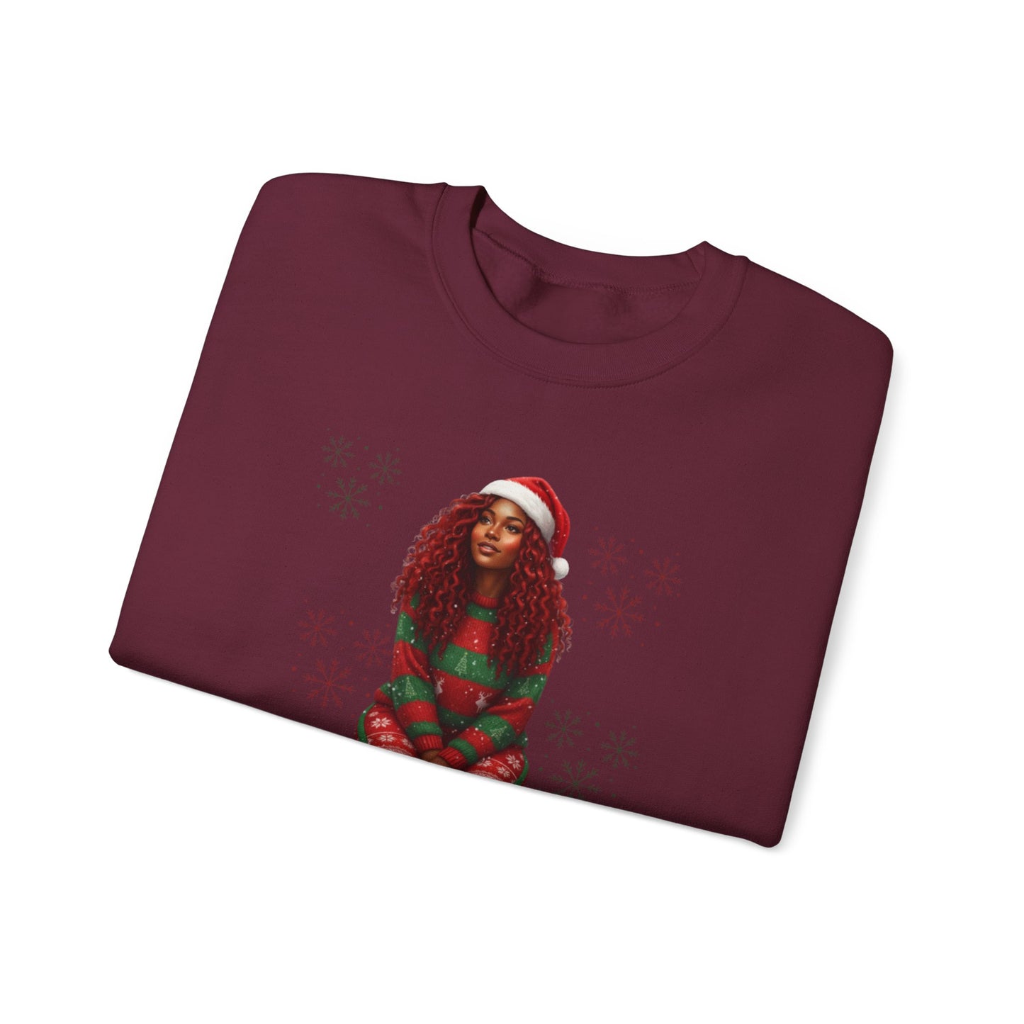 Just a girl... Sweatshirt – "Jesus and Christ-mas!" Festive Jesus Girl Holiday Crewneck