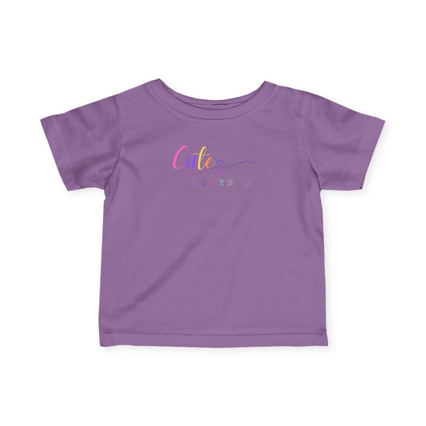 Cute and Covered Infant Fine Jersey Tee | Adorable Baby Shirt, Toddler T-Shirt, Baby Shower Gift, Everyday Wear, Kids Fashion