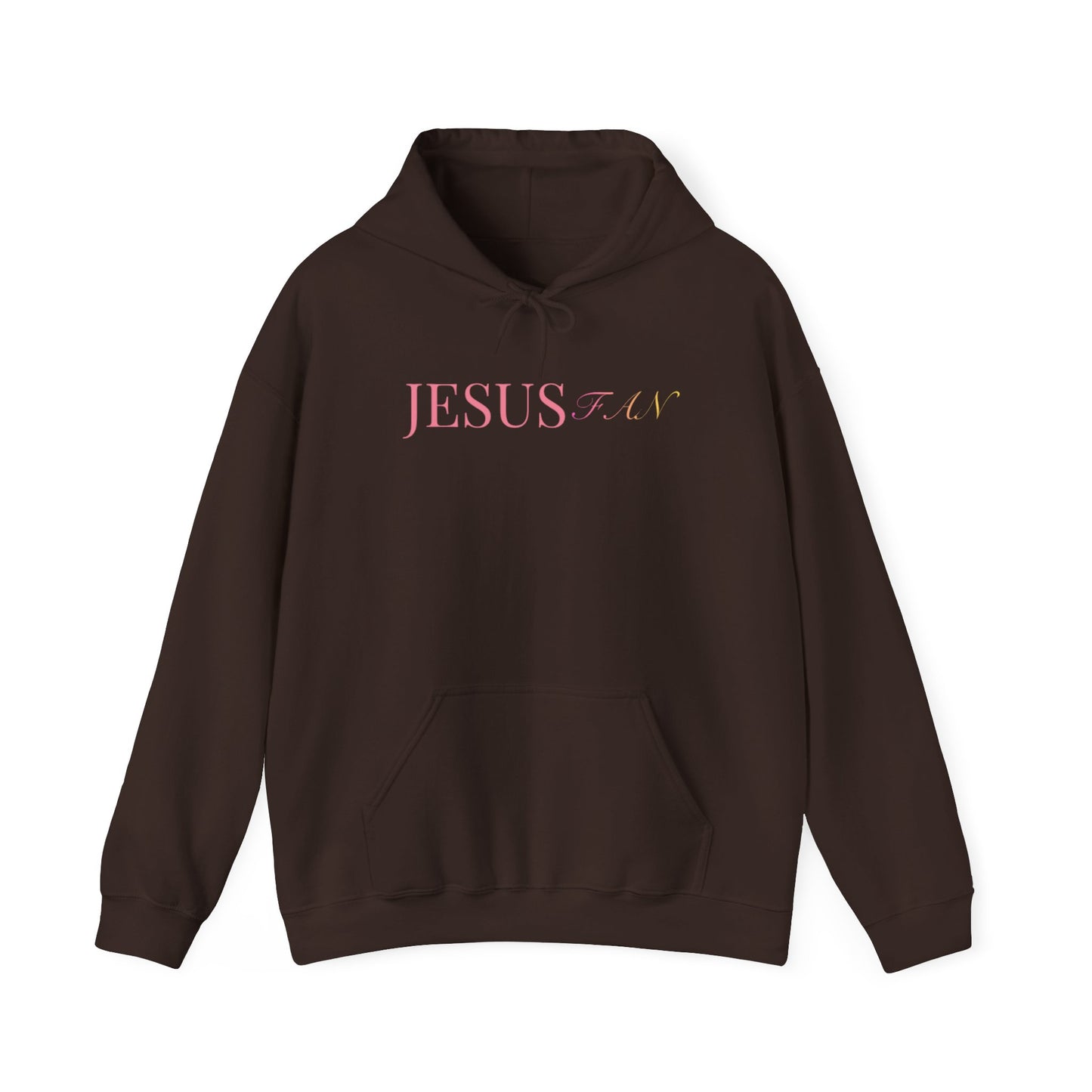 Jesus 24K Foil Hoodie — Christian Faith White Pullover