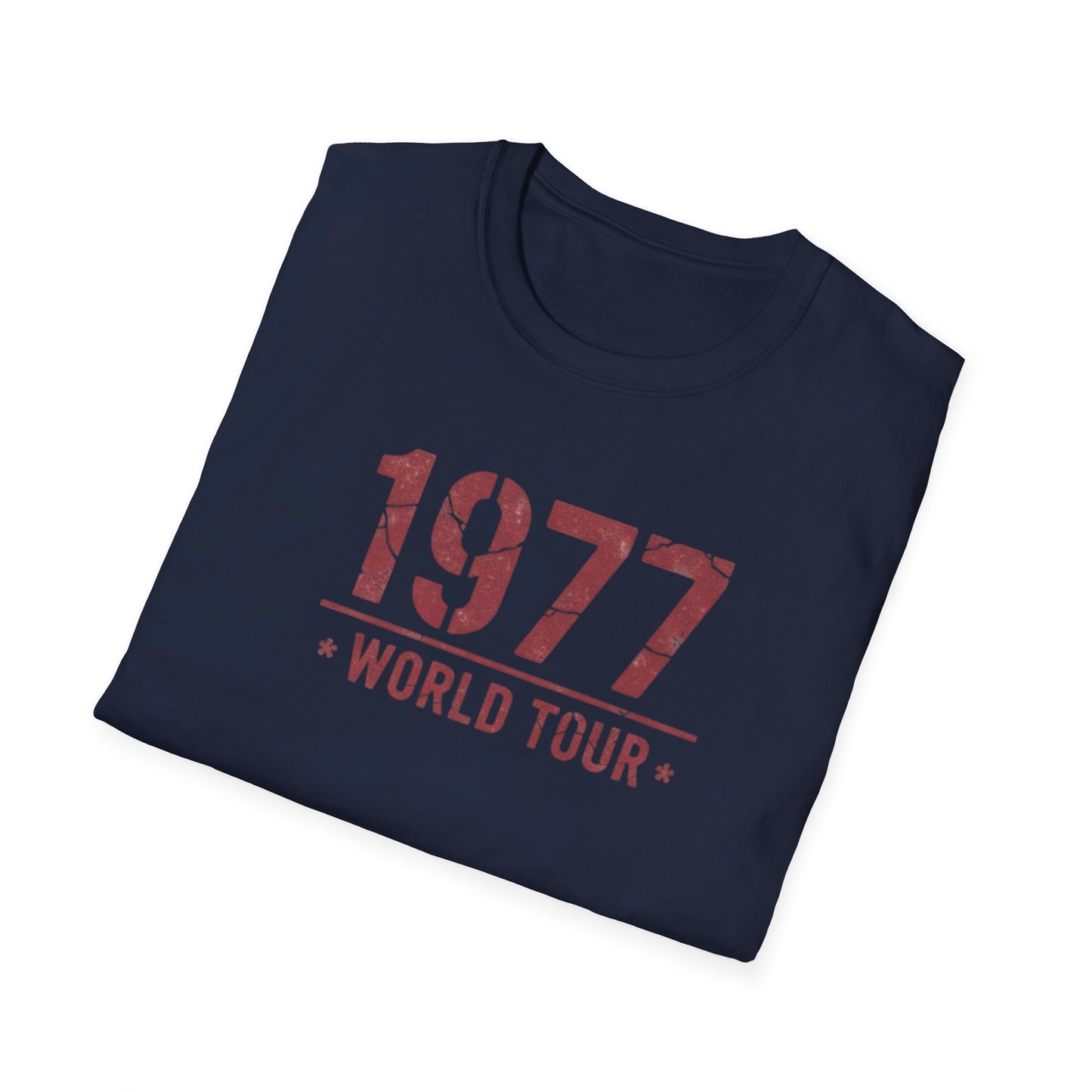 1977 World Tour T-Shirt — Vintage Retro Concert Tee