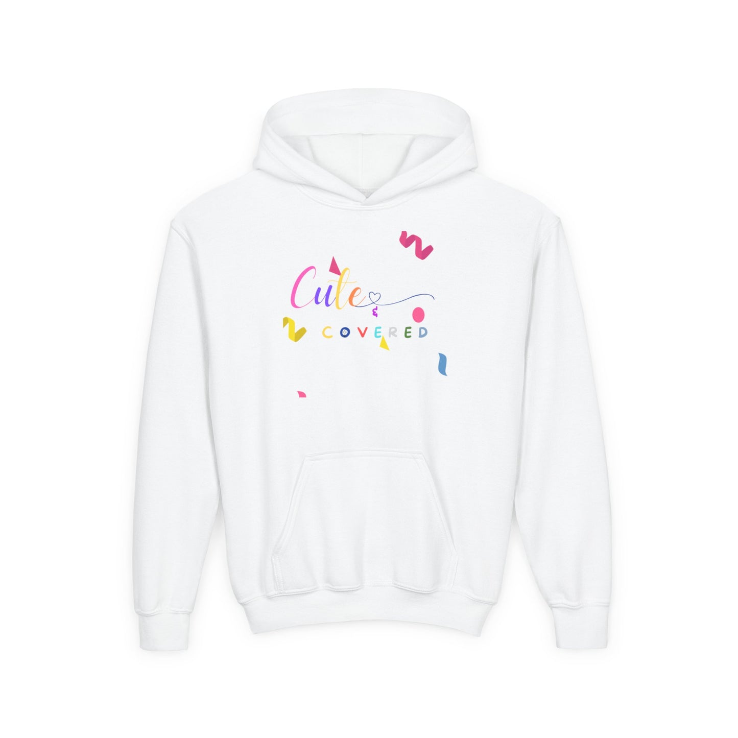 Cute & Covered Youth Hoodie - Bright and Fun Sweatshirt for Kids