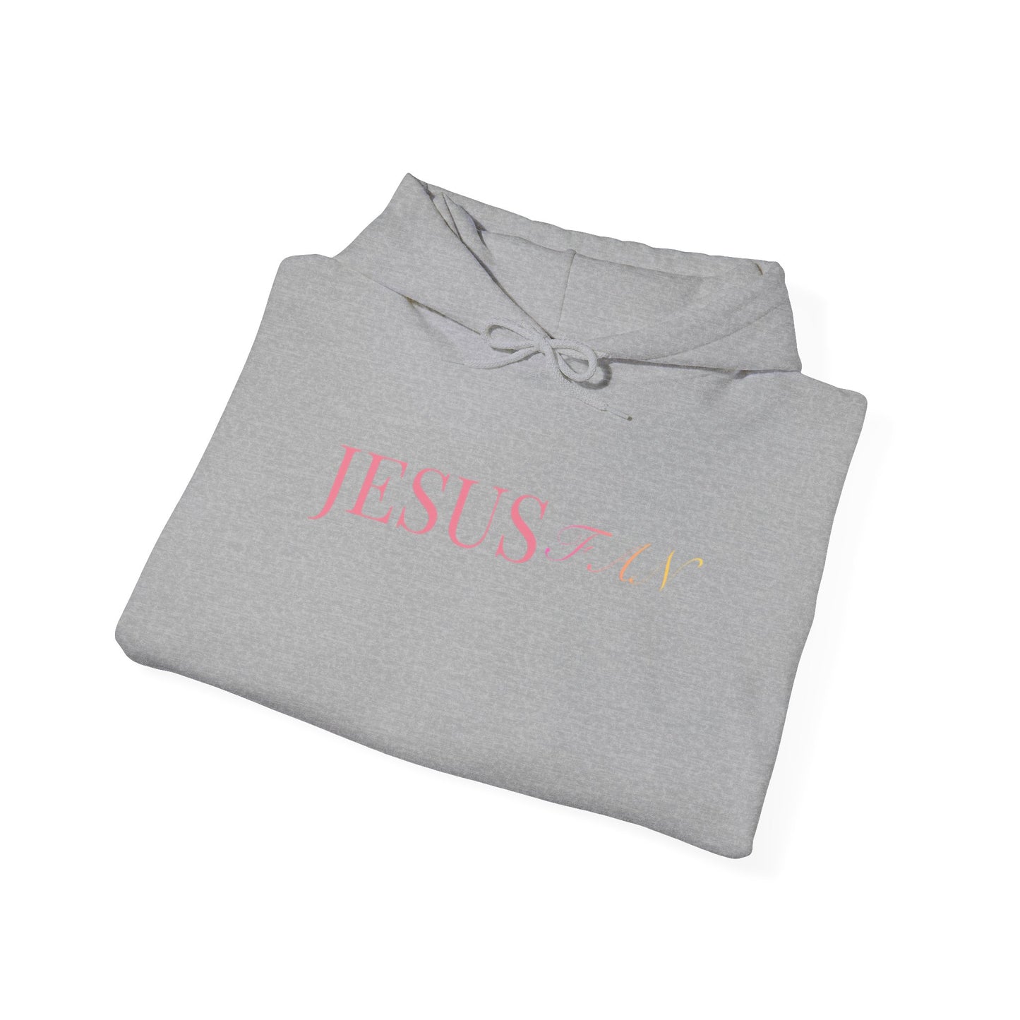 Jesus 24K Foil Hoodie — Christian Faith White Pullover