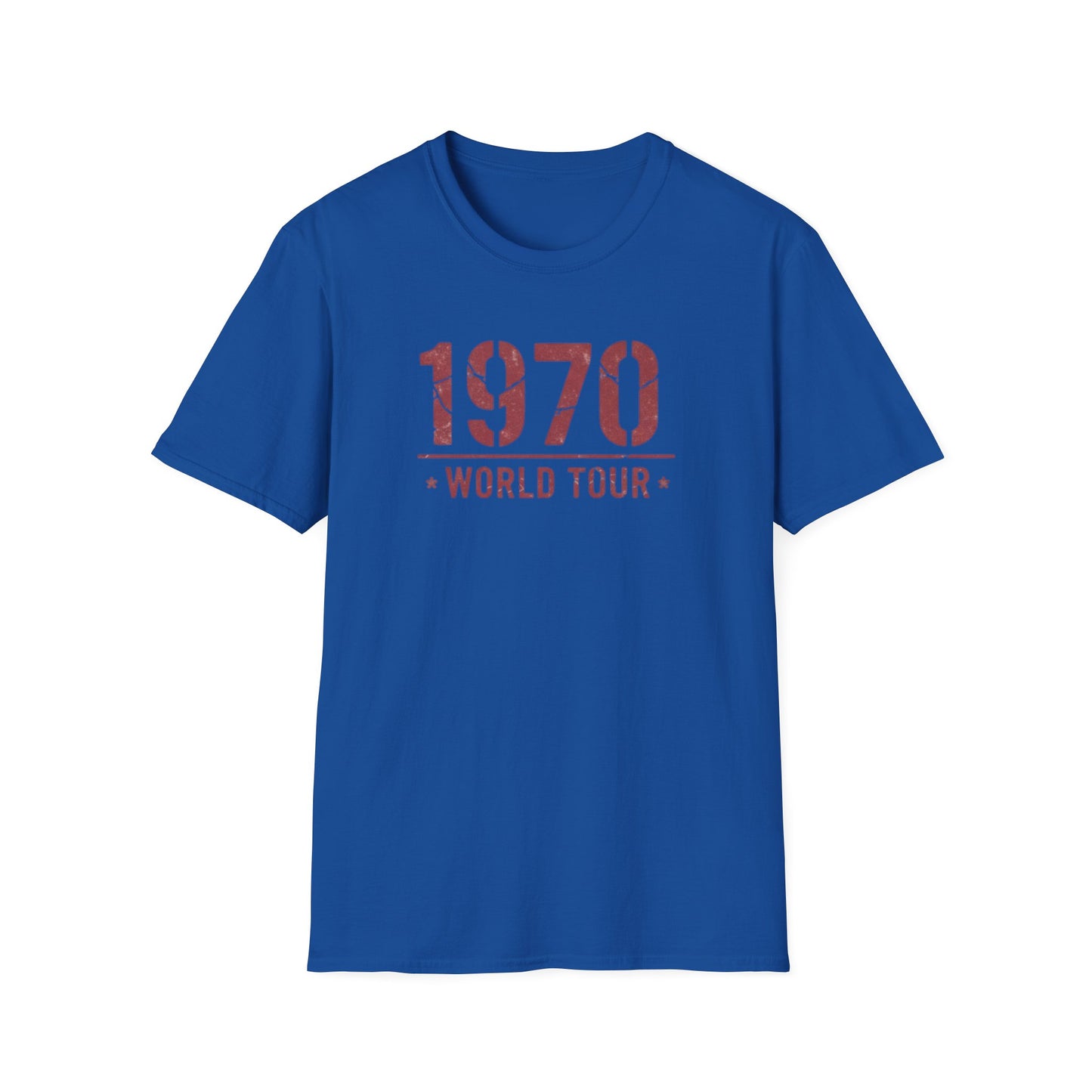 1970 World Tour T‑Shirt – Vintage Retro Concert Tee