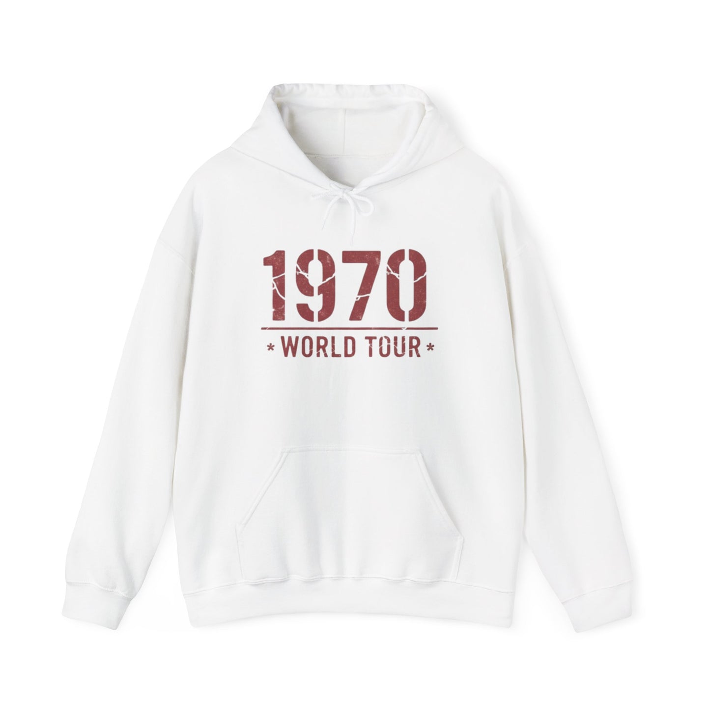 BIRTH YEAR 1970 World Tour Hoodie — Vintage Retro BIRTHDAY Tour Sweatshirt