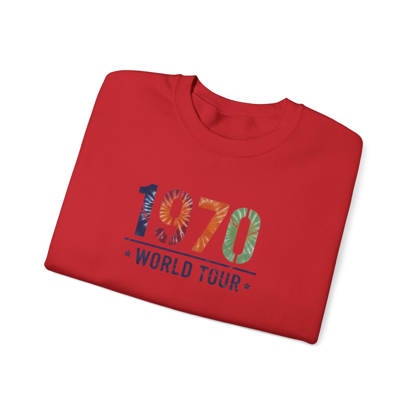 1970 World Tour Sweatshirt – Retro Vintage Band Tee Style