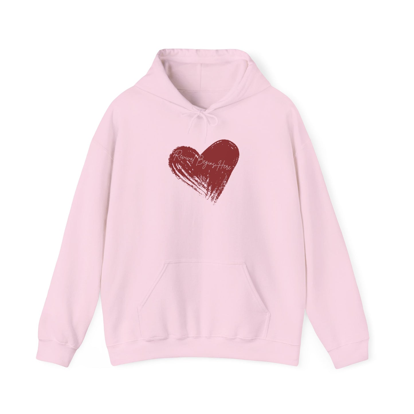 REVIVAL BEGINS HERE Unisex Hoodie - Cozy Sweater for Love Enthusiasts