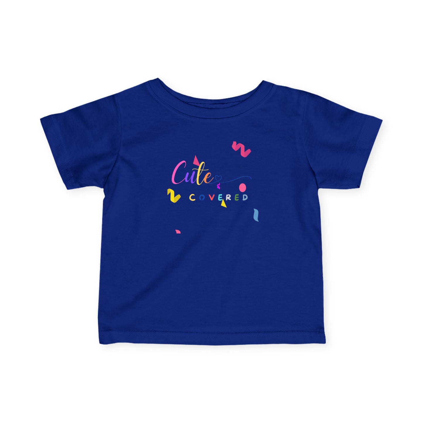 Cute and Covered Confetti Infant Fine Jersey Tee, Adorable Baby Shirt, Toddler T-Shirt, Birthday Gift, Everyday Wear