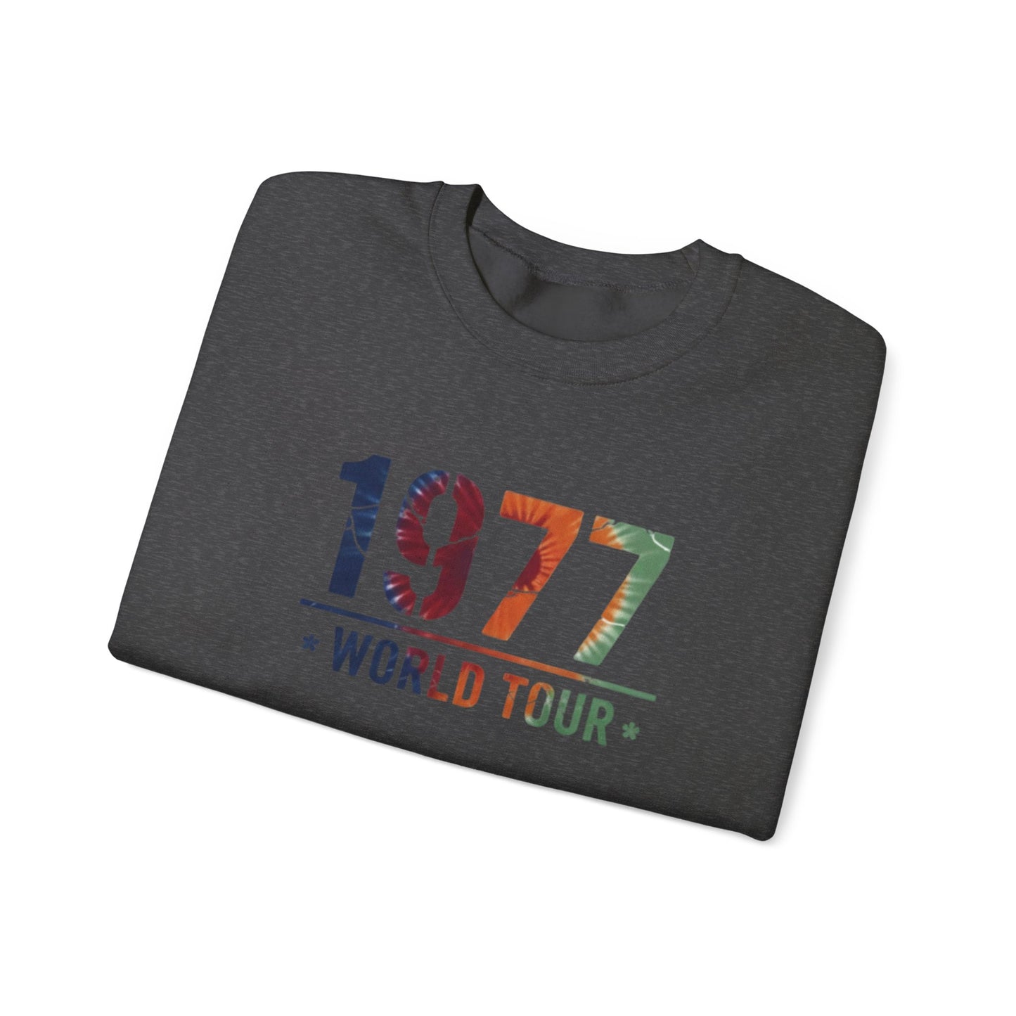 1977 World Tour Sweatshirt — Vintage Retro Concert Crewneck