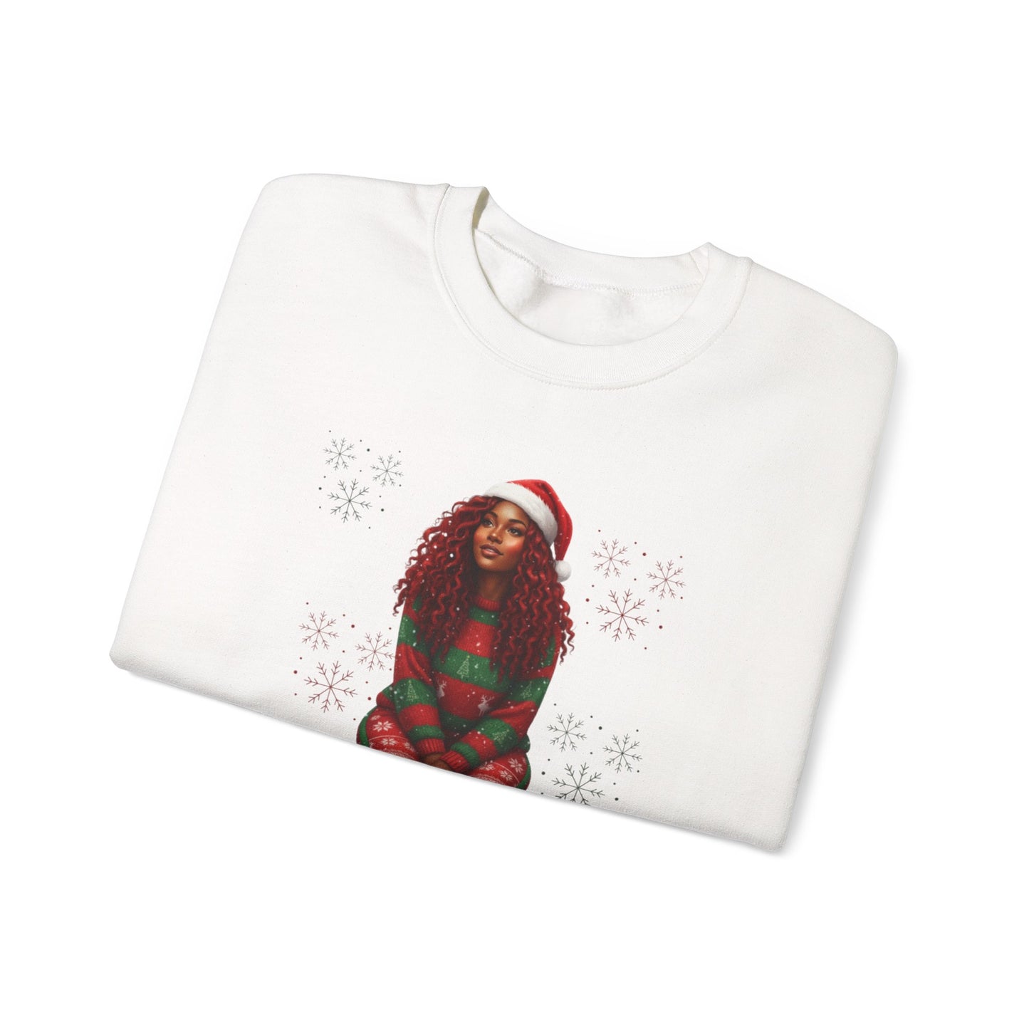 Just a girl... Sweatshirt – "Jesus and Christ-mas!" Festive Jesus Girl Holiday Crewneck