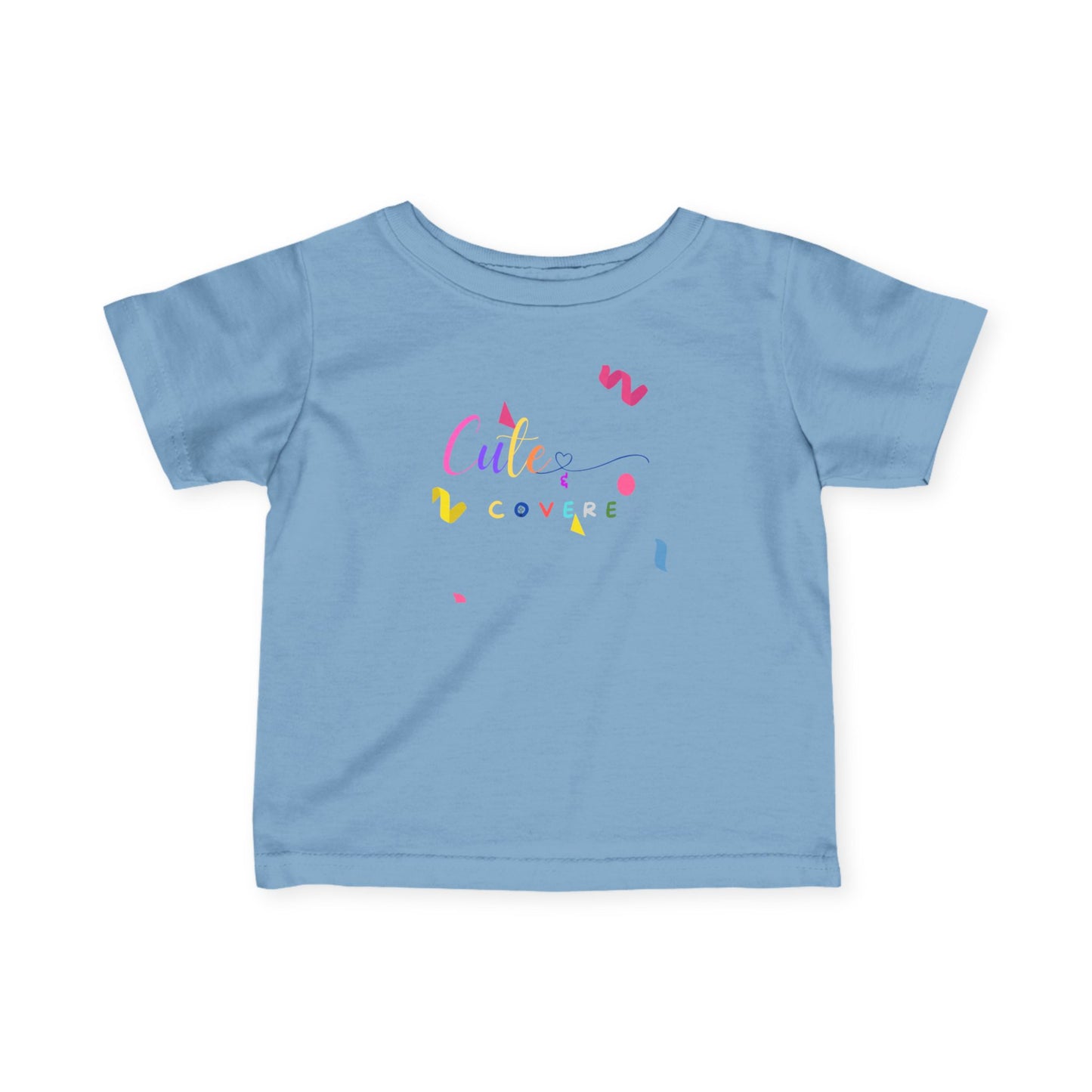 Cute and Covered Confetti Infant Fine Jersey Tee, Adorable Baby Shirt, Toddler T-Shirt, Birthday Gift, Everyday Wear